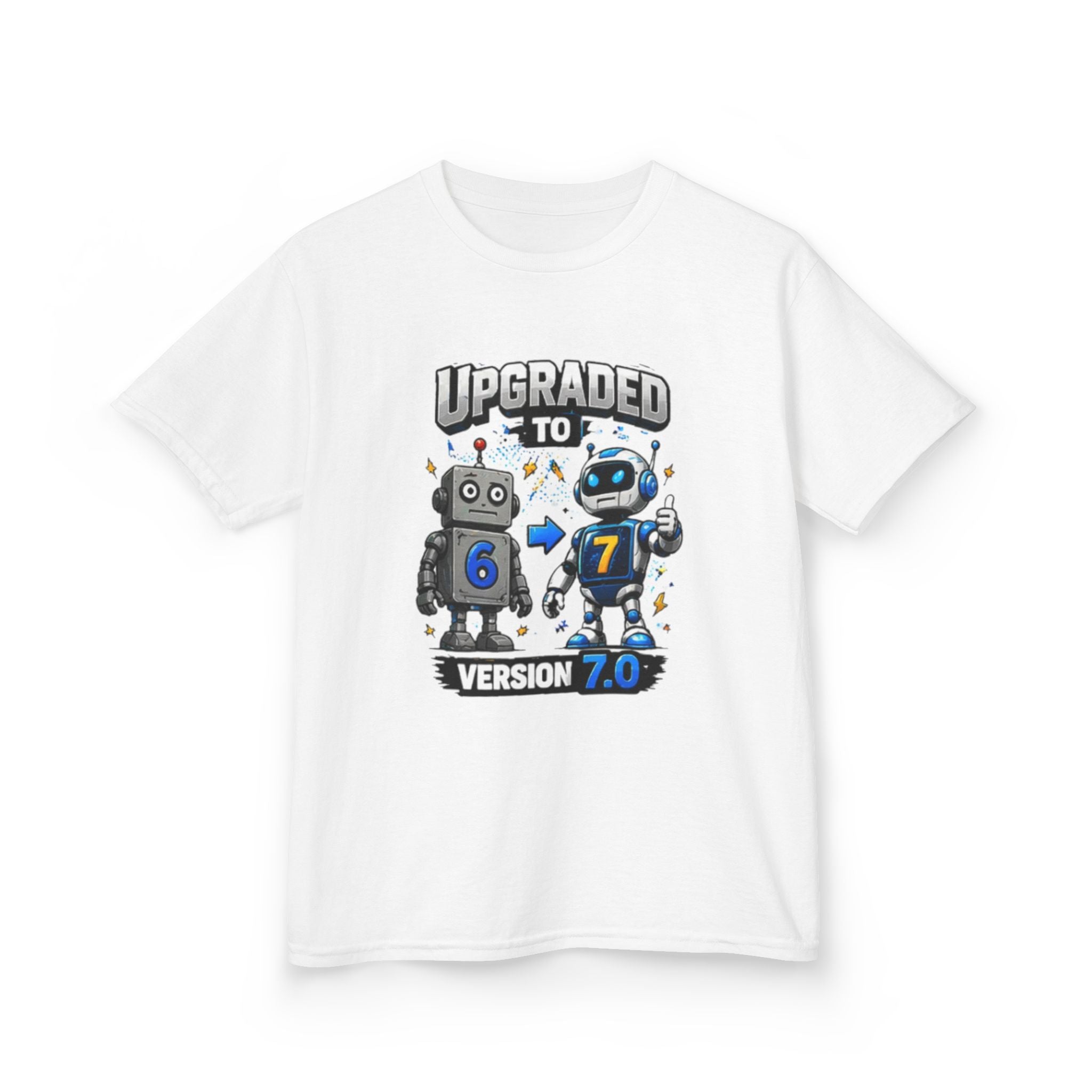 Upgraded to Version 7.0" Birthday Robot Tee 67
