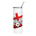 England 2026 Soccer Tumbler — 20oz Stainless Steel Travel Cup