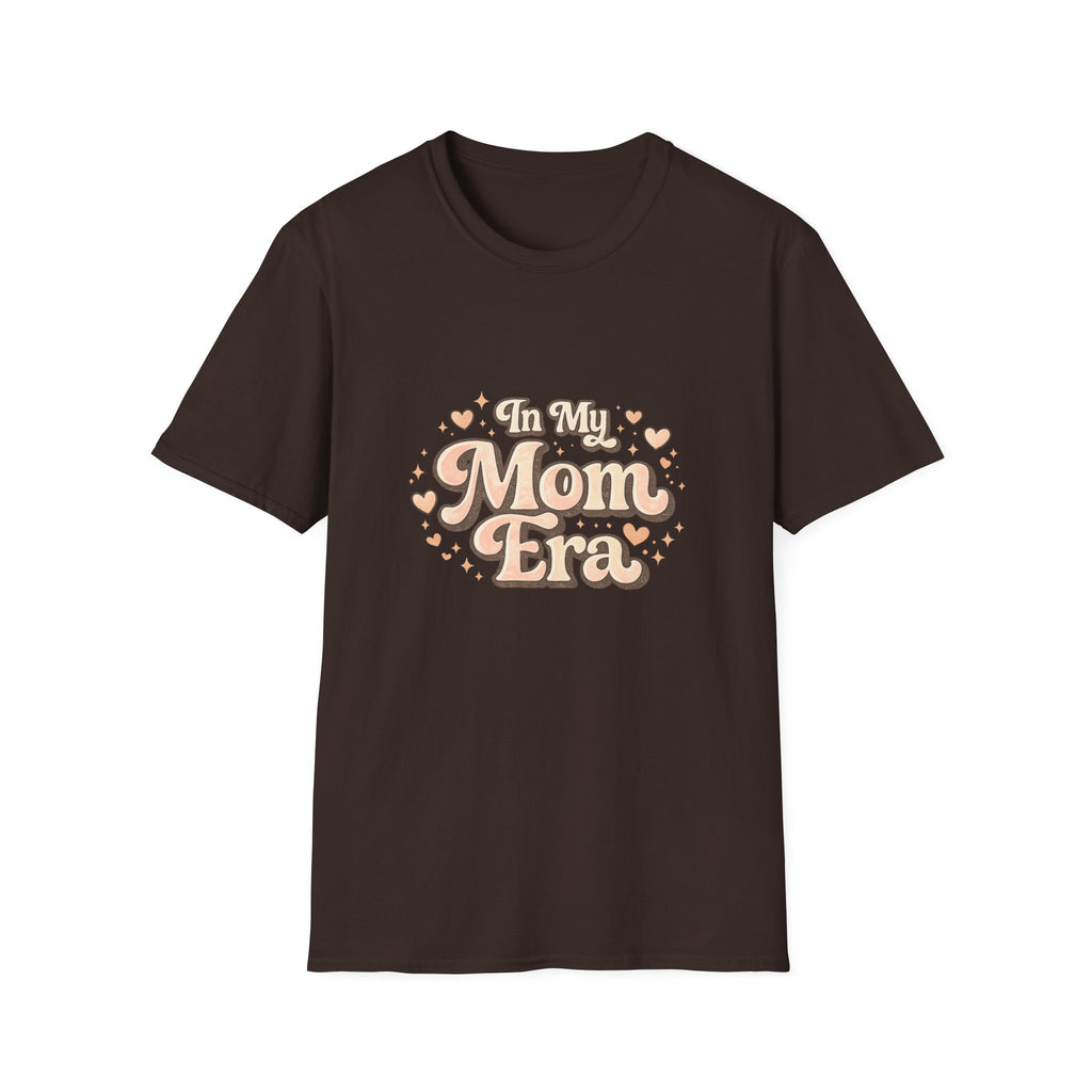 Mom Era T‑Shirt — "In My Mom Era" Vintage Heart Graphic