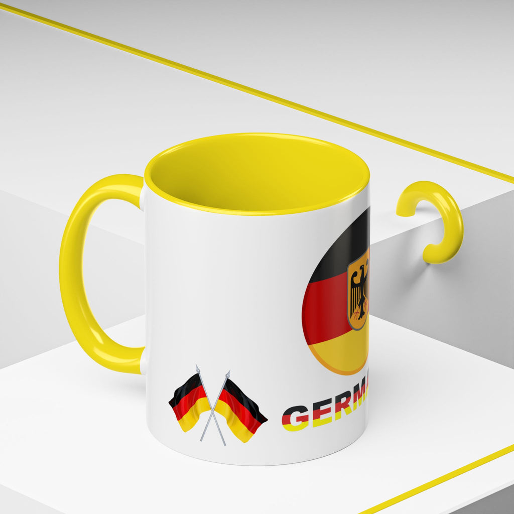 Germany Flag Coffee Mug — German Pride Accent Mug (11/15oz)