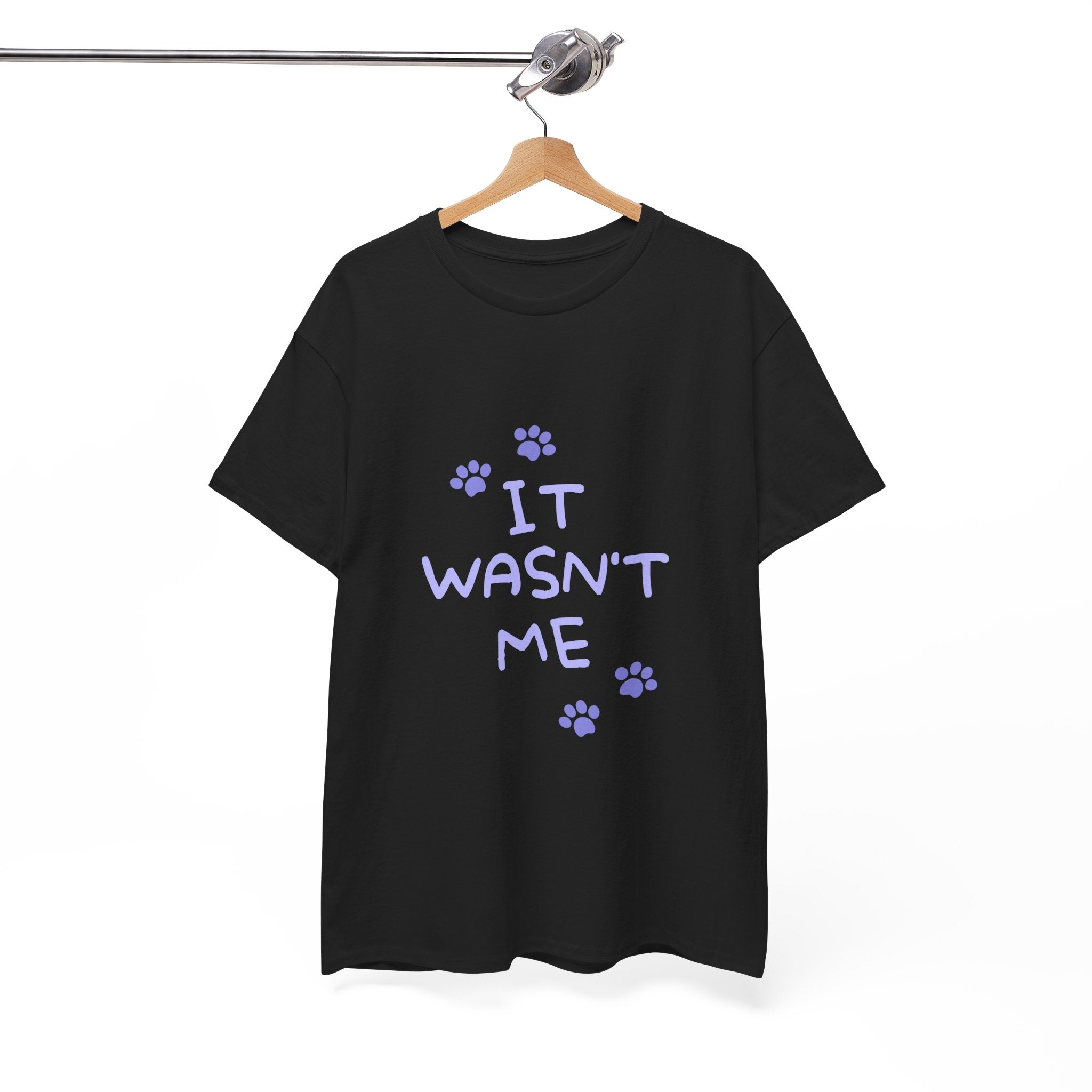 Cat Paw Tee — "It Wasn't Me" Funny Cat T‑Shirt