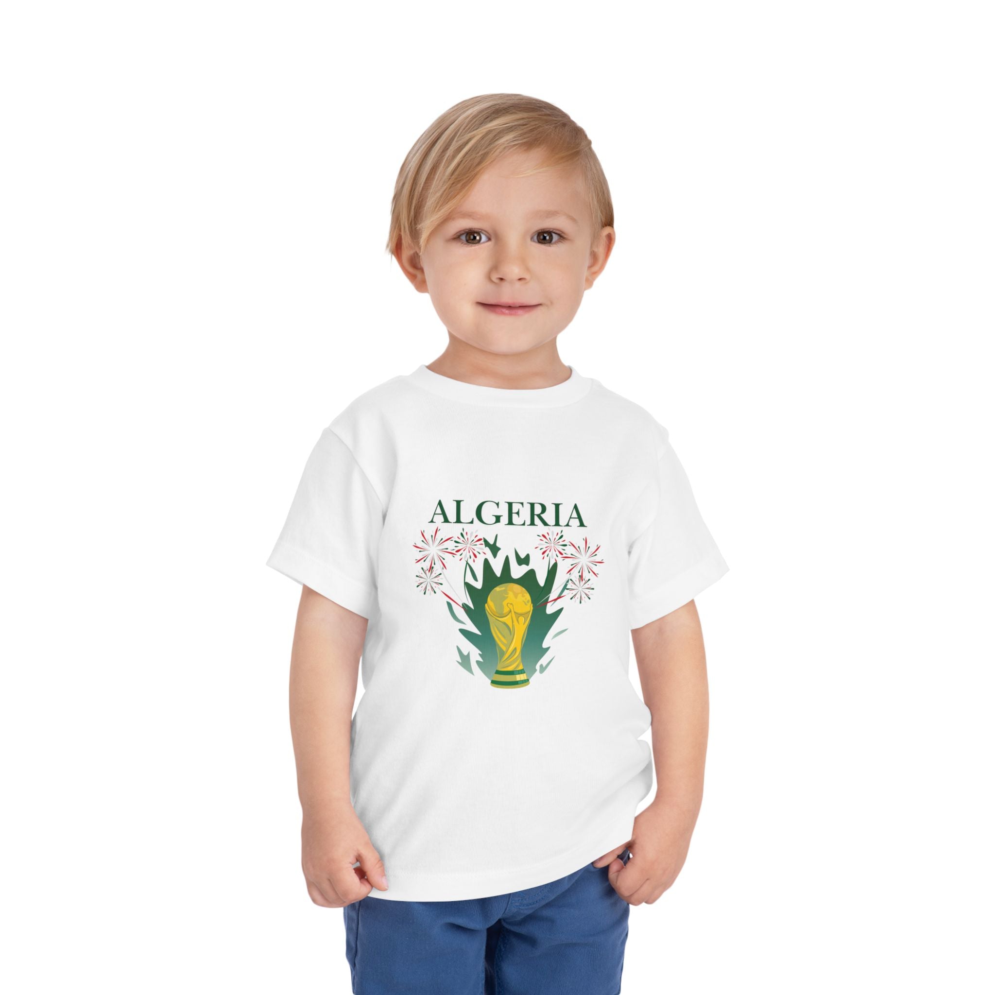 Algeria Toddler Tee — Algeria 2026 Cup Soccer Cup Design