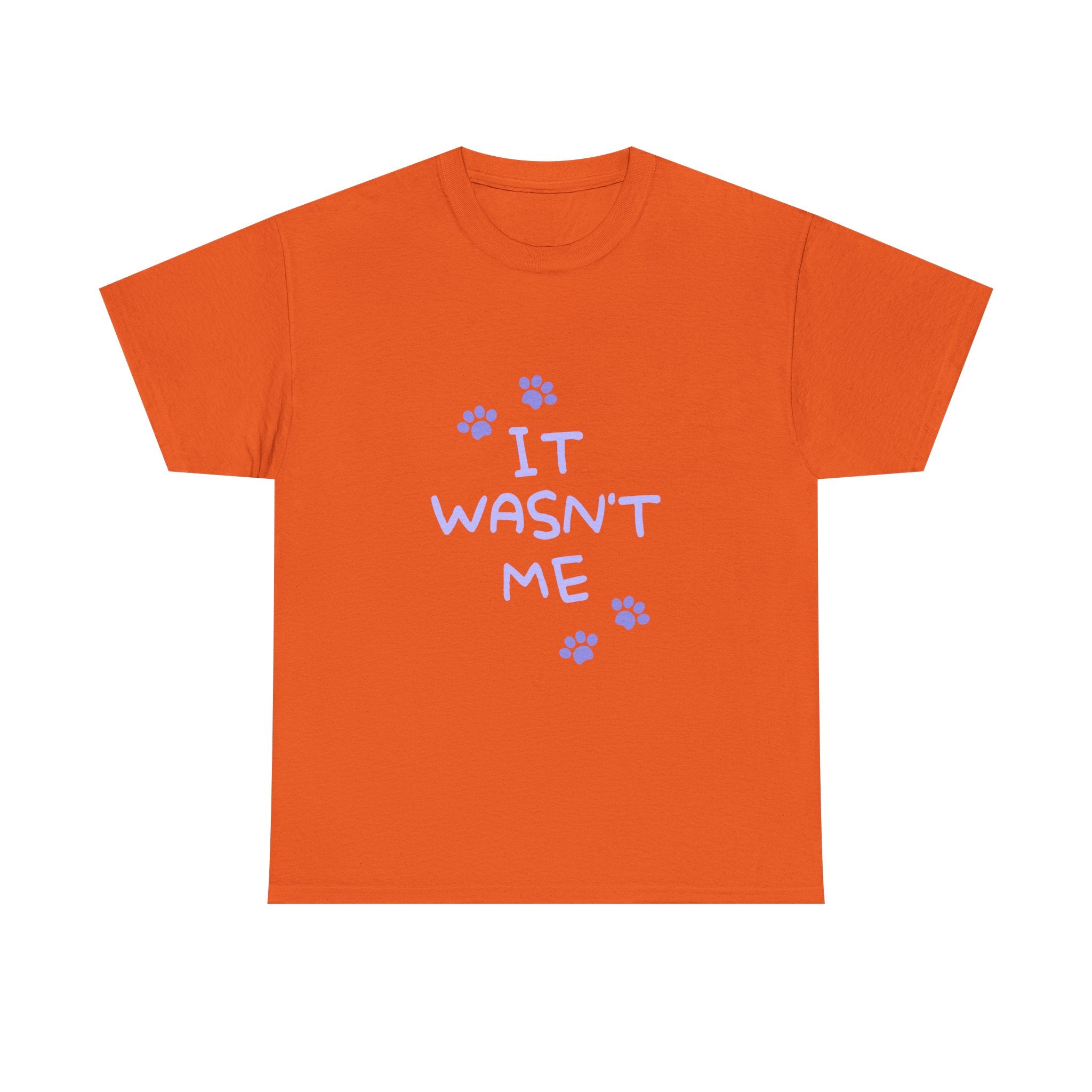 Cat Paw Tee — "It Wasn't Me" Funny Cat T‑Shirt