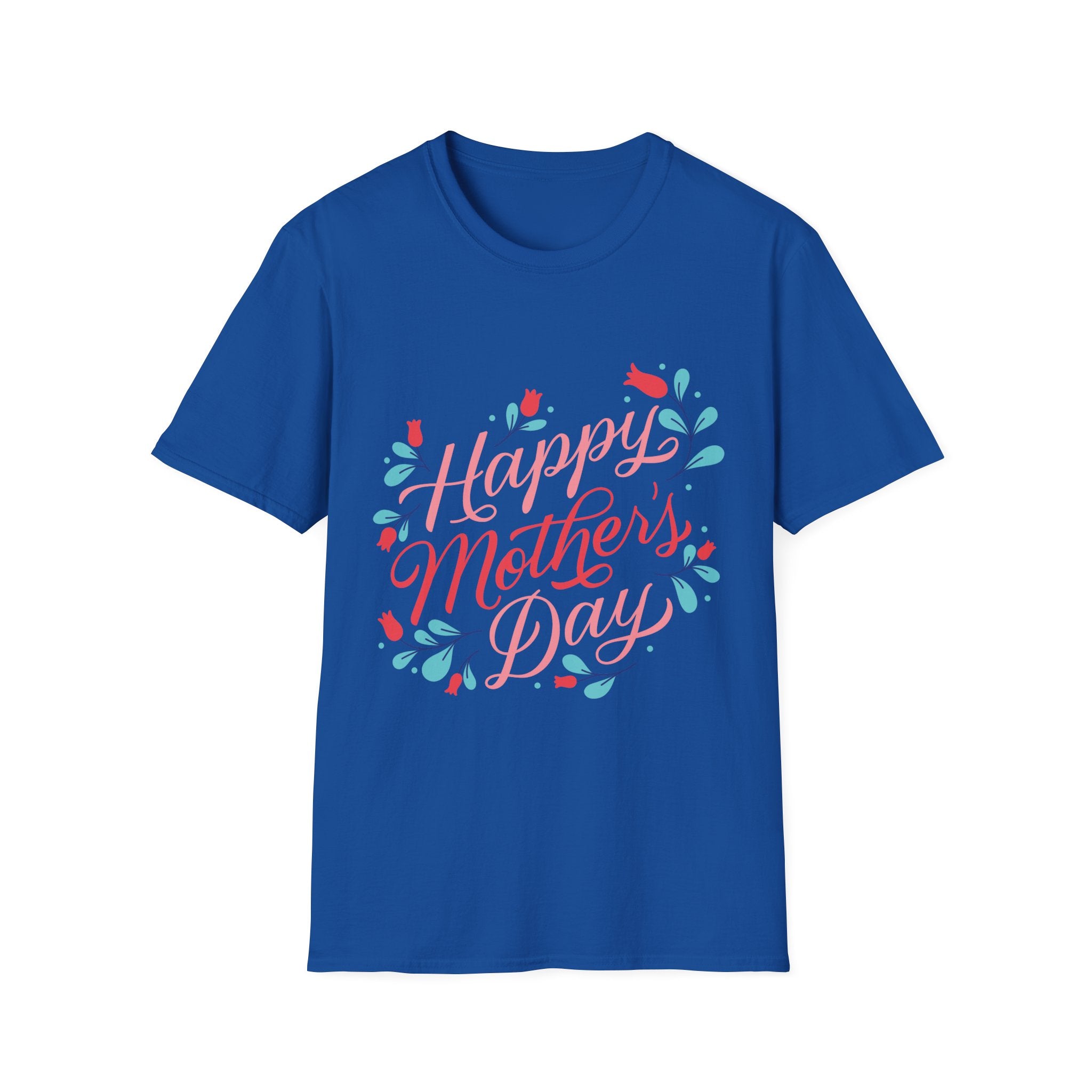 Mother's Day T-Shirt — "Happy Mother's Day" Floral Tee