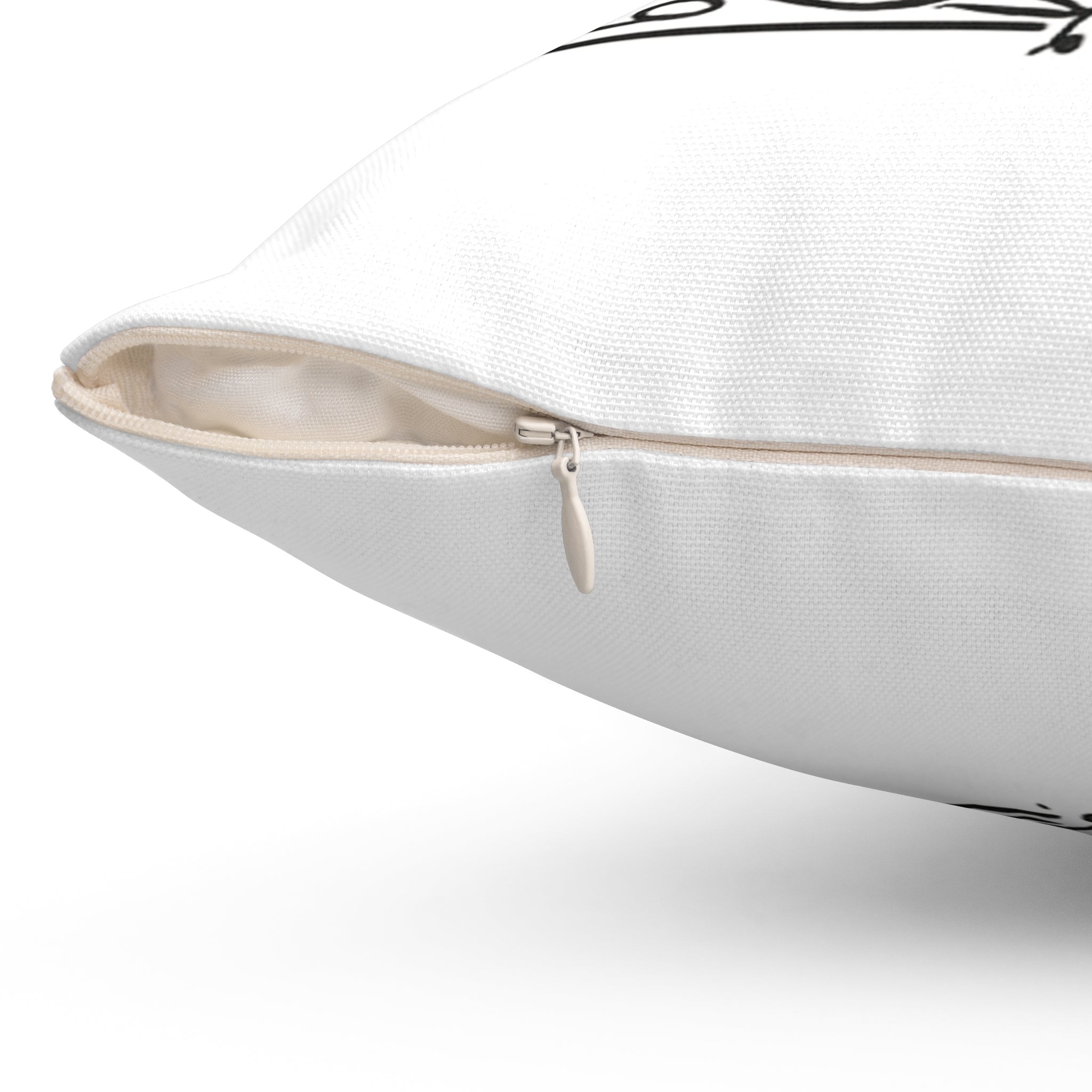 Bride Arabic Script Pillow — Gold Crown Wedding Decor