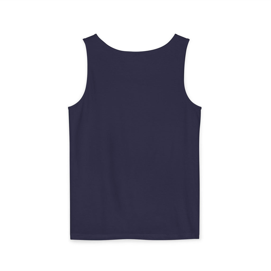 Lion Head Graphic Tank Top — Gold Tribal Mane Design