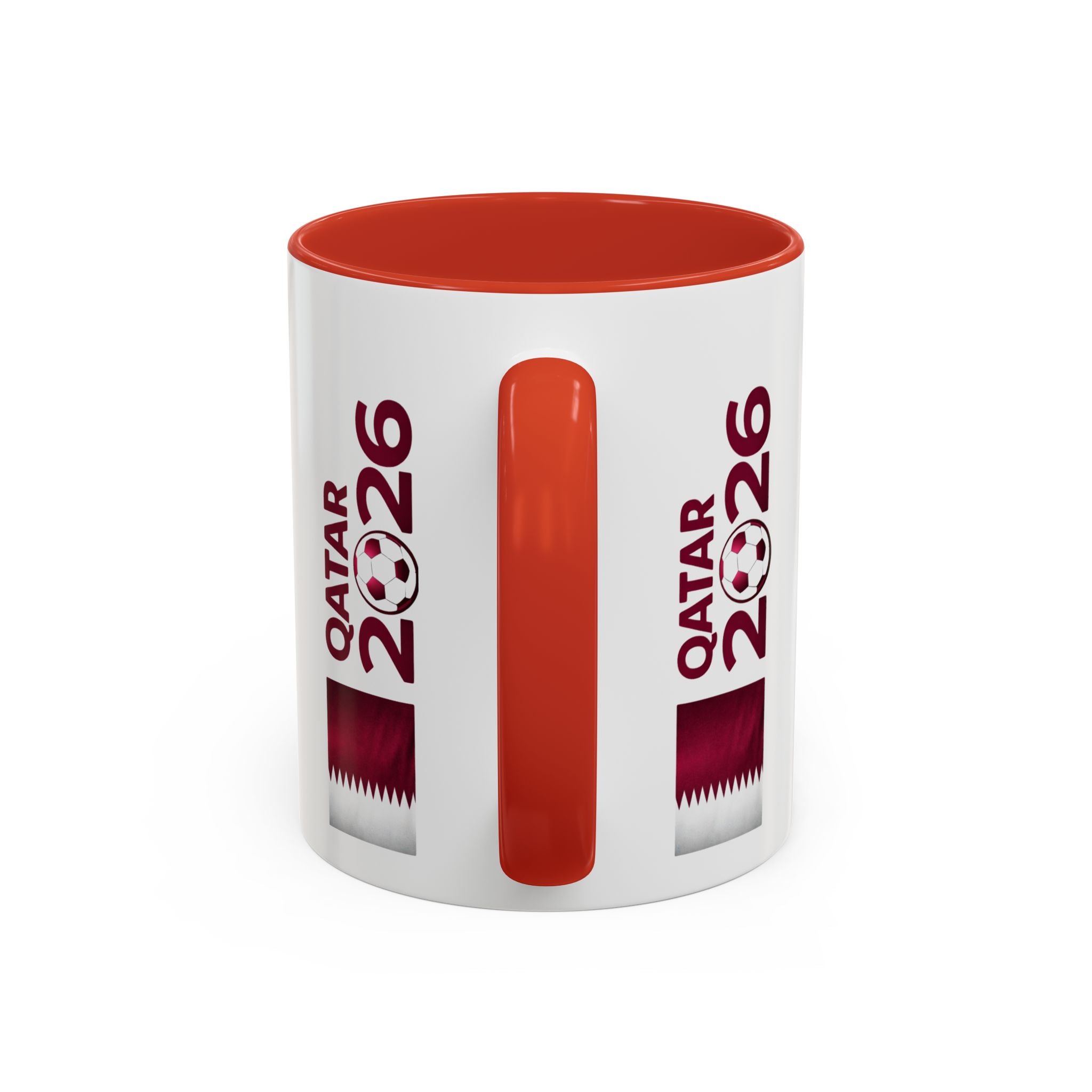Qatar 2026 Football Passion Accent Coffee Mug (11/15oz)