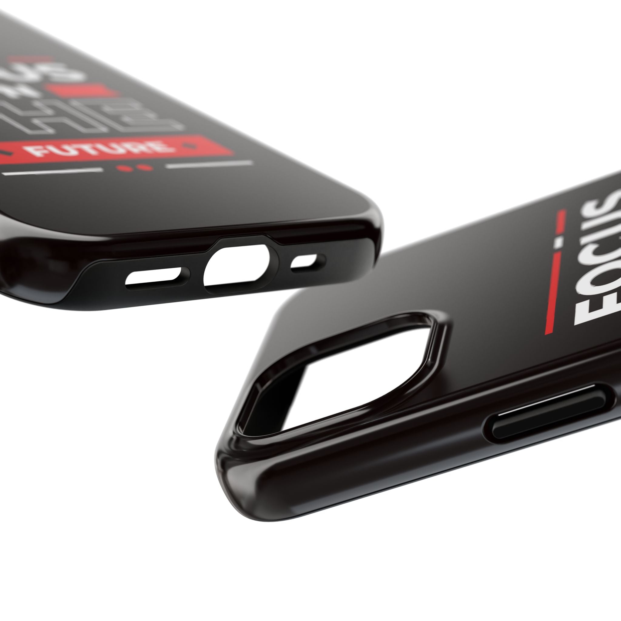 Focus on the Future Tough Phone Case — Motivational Protective Phone Cover