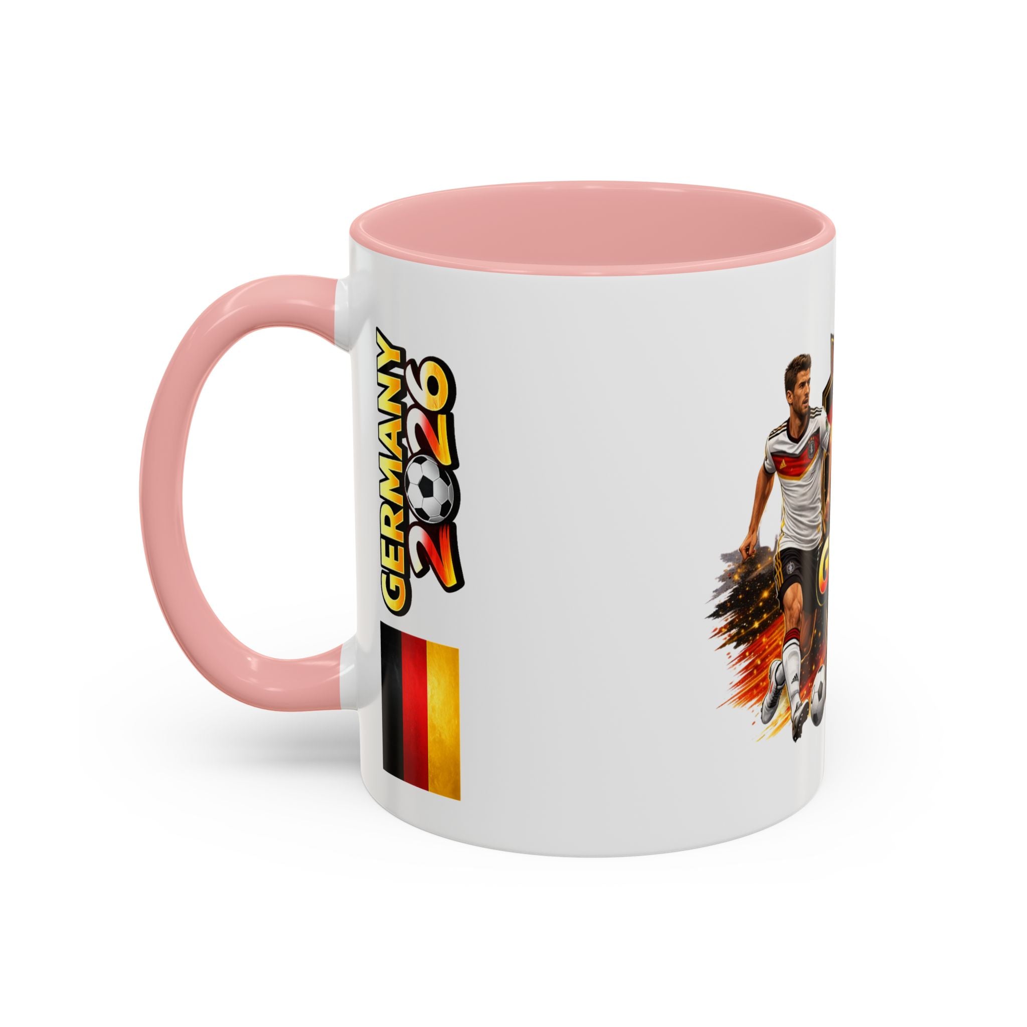 Germany 2026 Football Cup Coffee Mug – Soccer Fan Germany 2026 Accent Mug