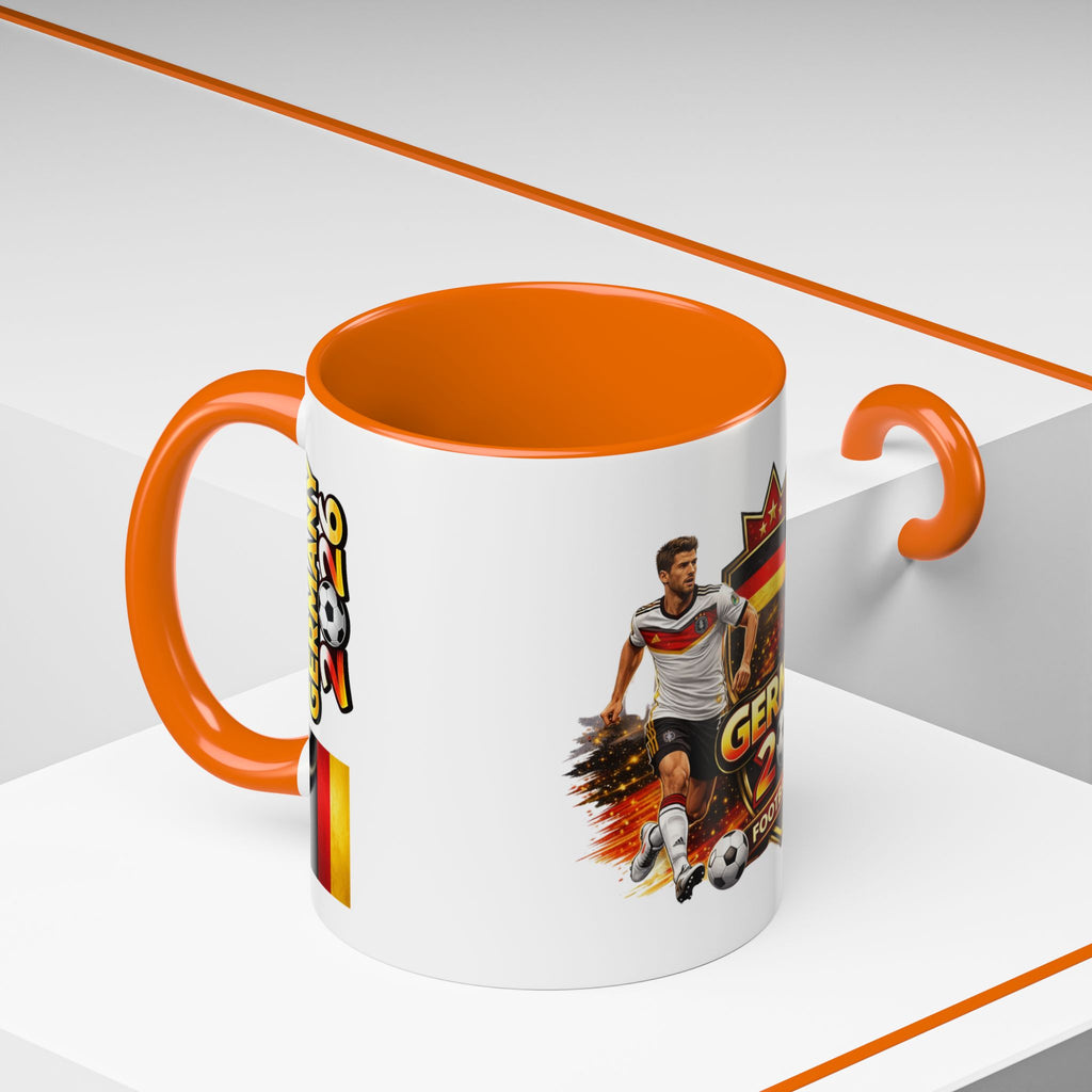 Germany 2026 Football Cup Coffee Mug – Soccer Fan Germany 2026 Accent Mug