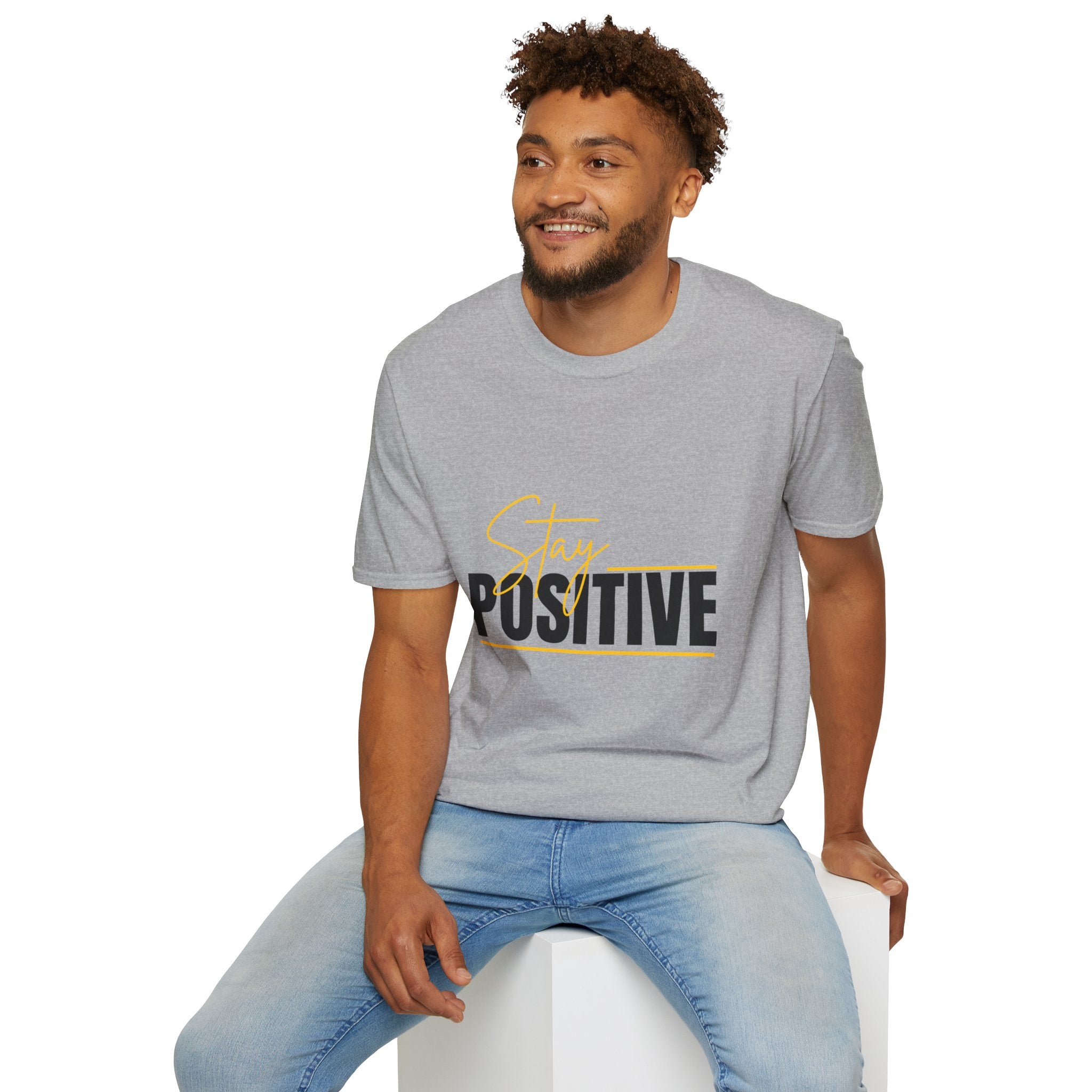 Stay Positive T-Shirt — Inspirational Motivational Graphic Tee