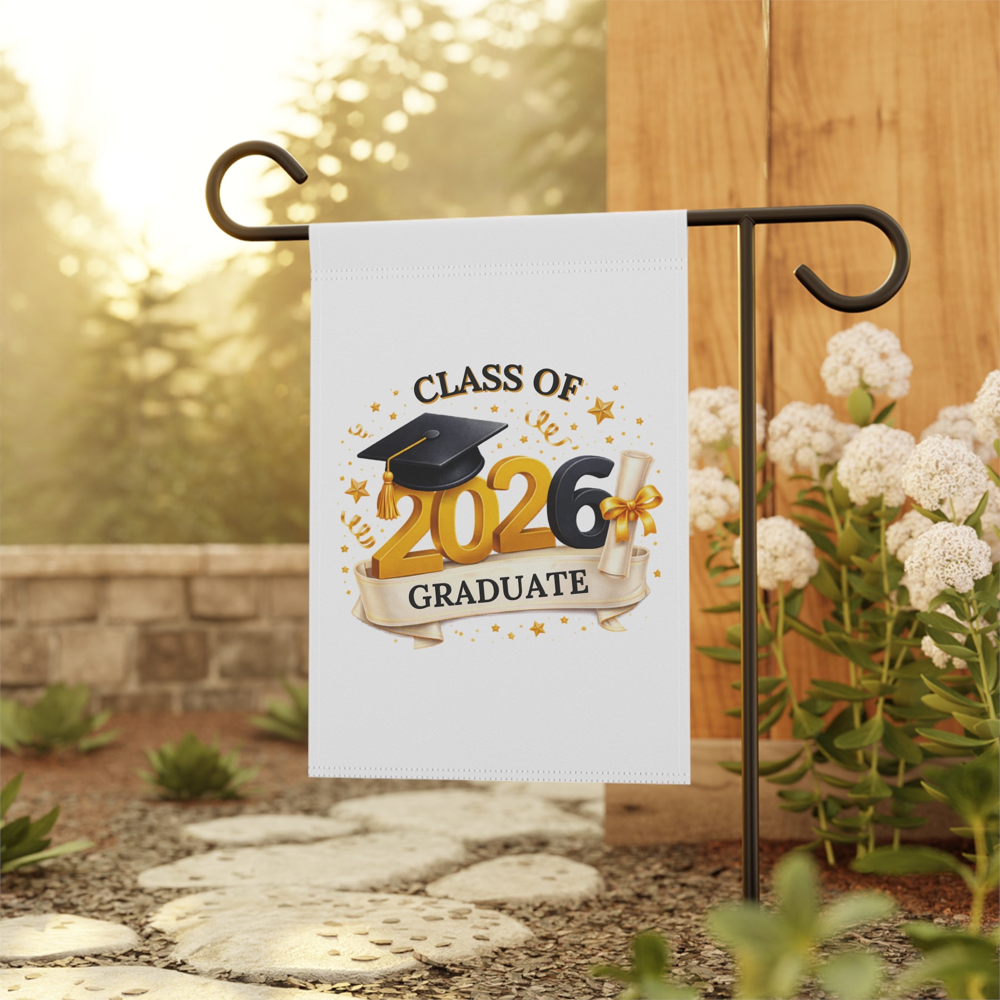 Class of 2026 Graduate Garden Flag