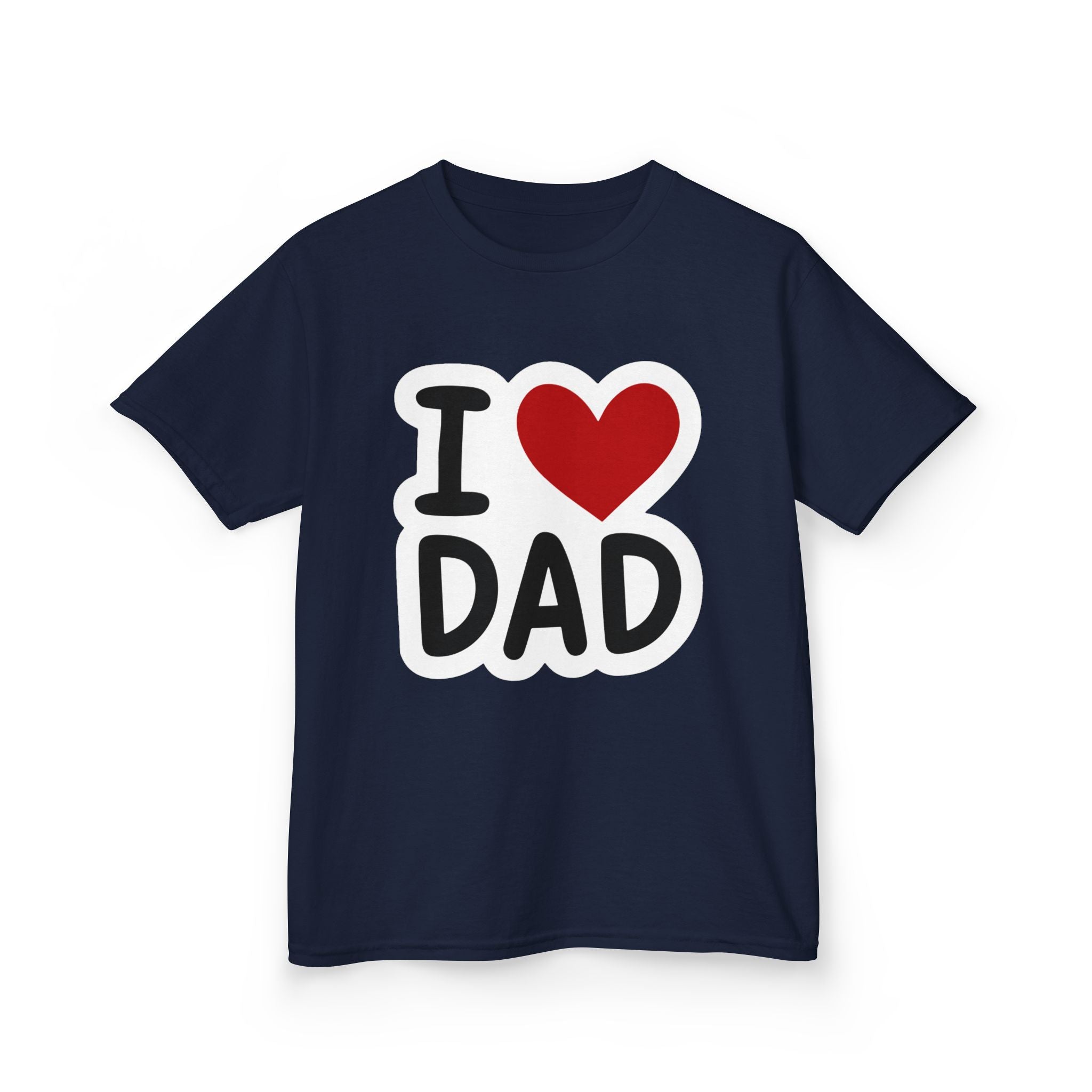 I Love Dad Kids T‑Shirt — Cute Father’s Day Tee for Kids