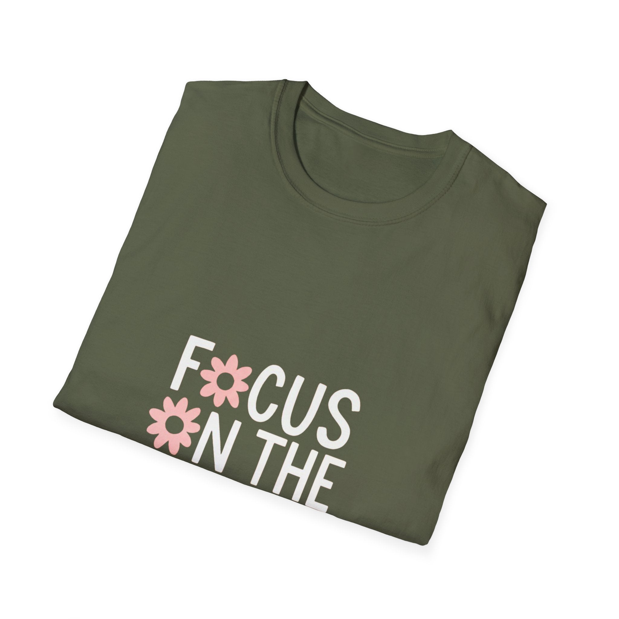Focus on the Good Floral T-Shirt — Positive Message Tee