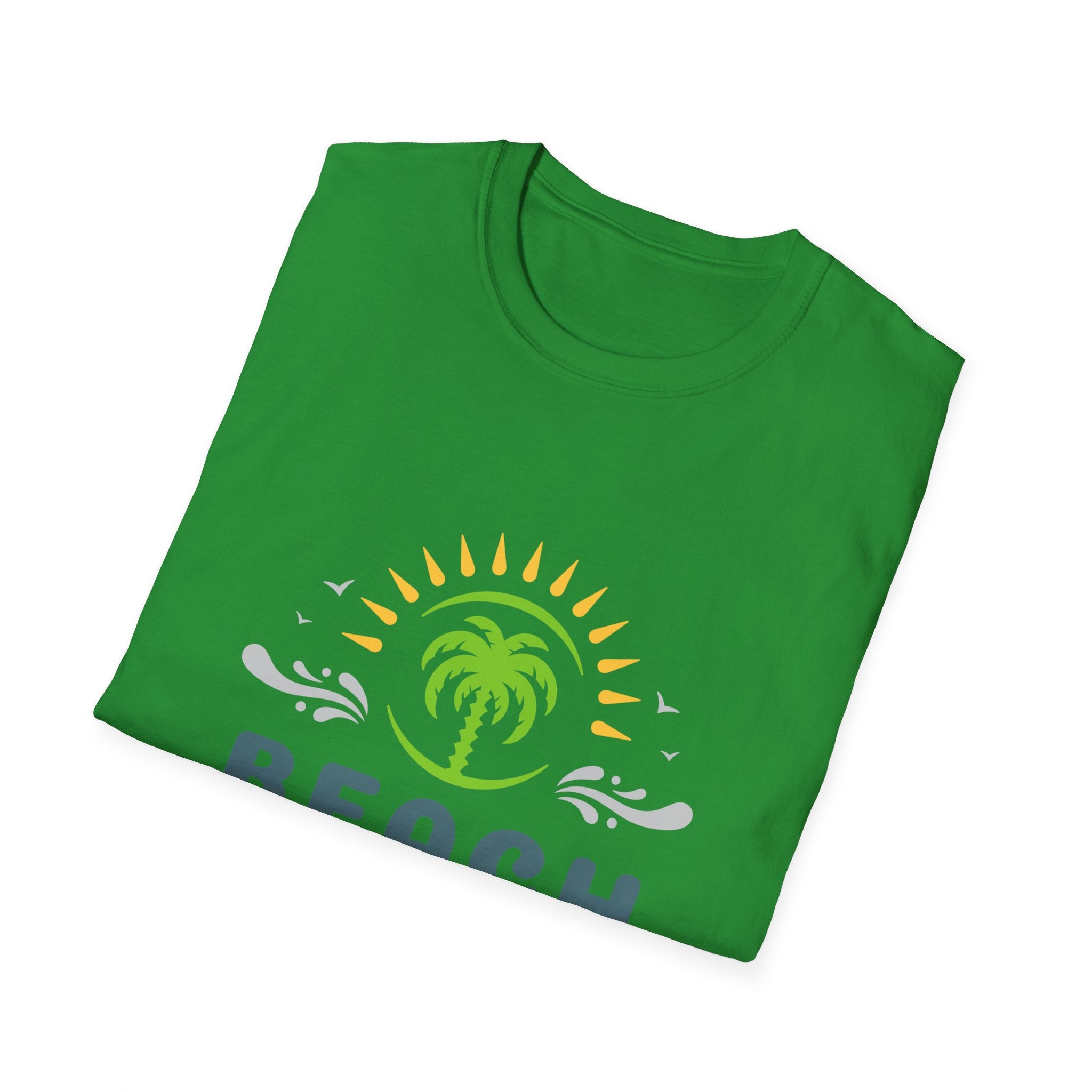 Beach Vacation T-Shirt — Palm Tree Sunset Graphic Tee