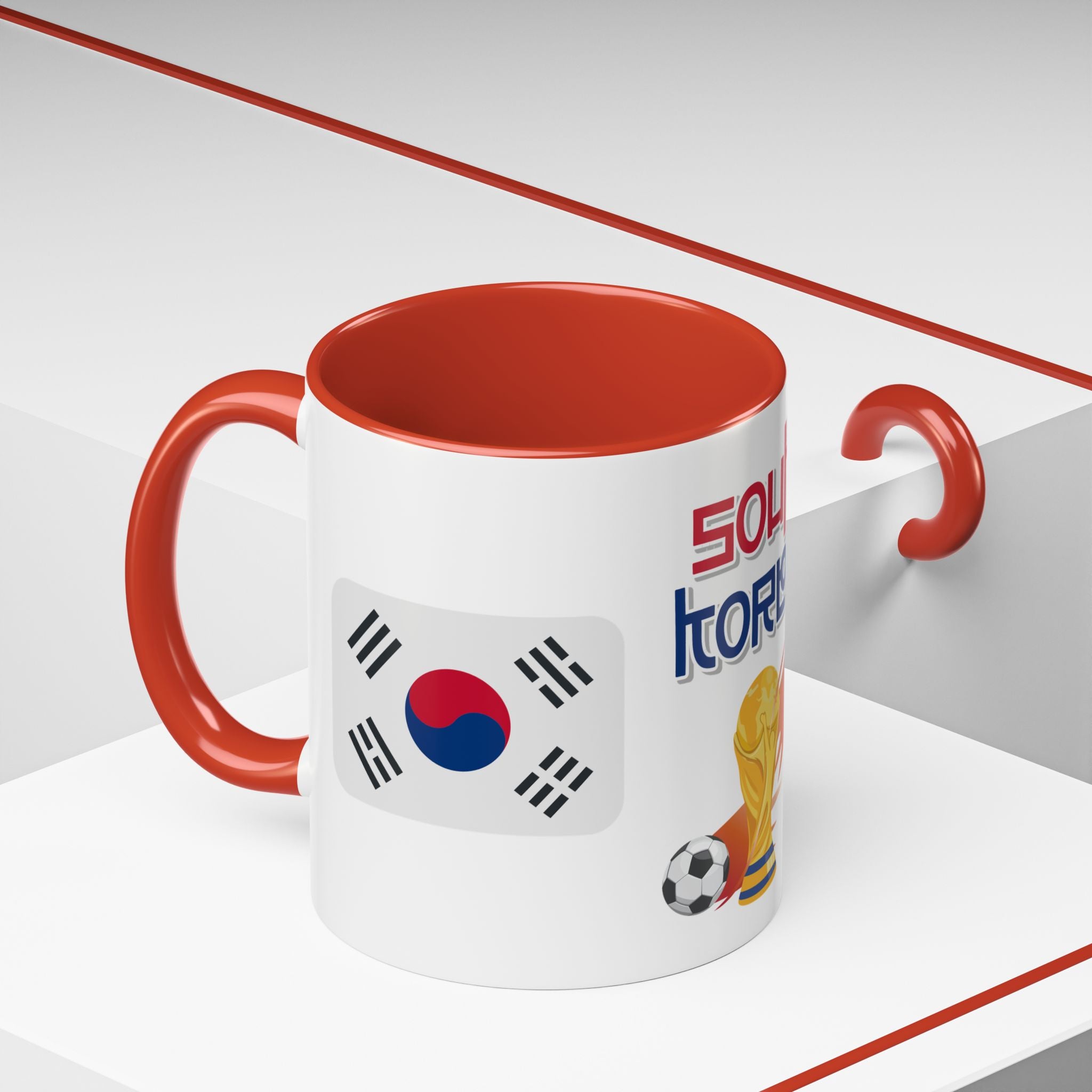 South Korea Accent Coffee Mug (11, 15oz)