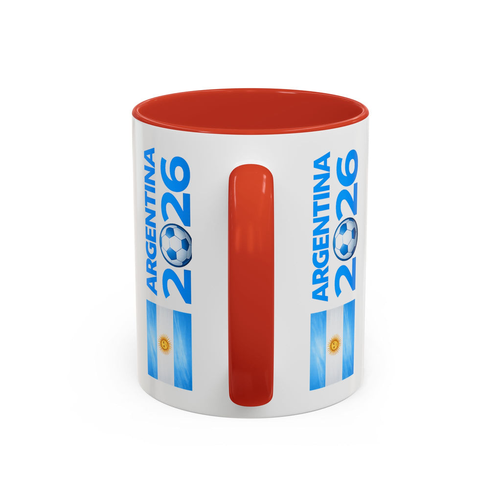 Argentina 2026 Soccer Cup Mug – Accent Coffee Cup (11/15oz)
