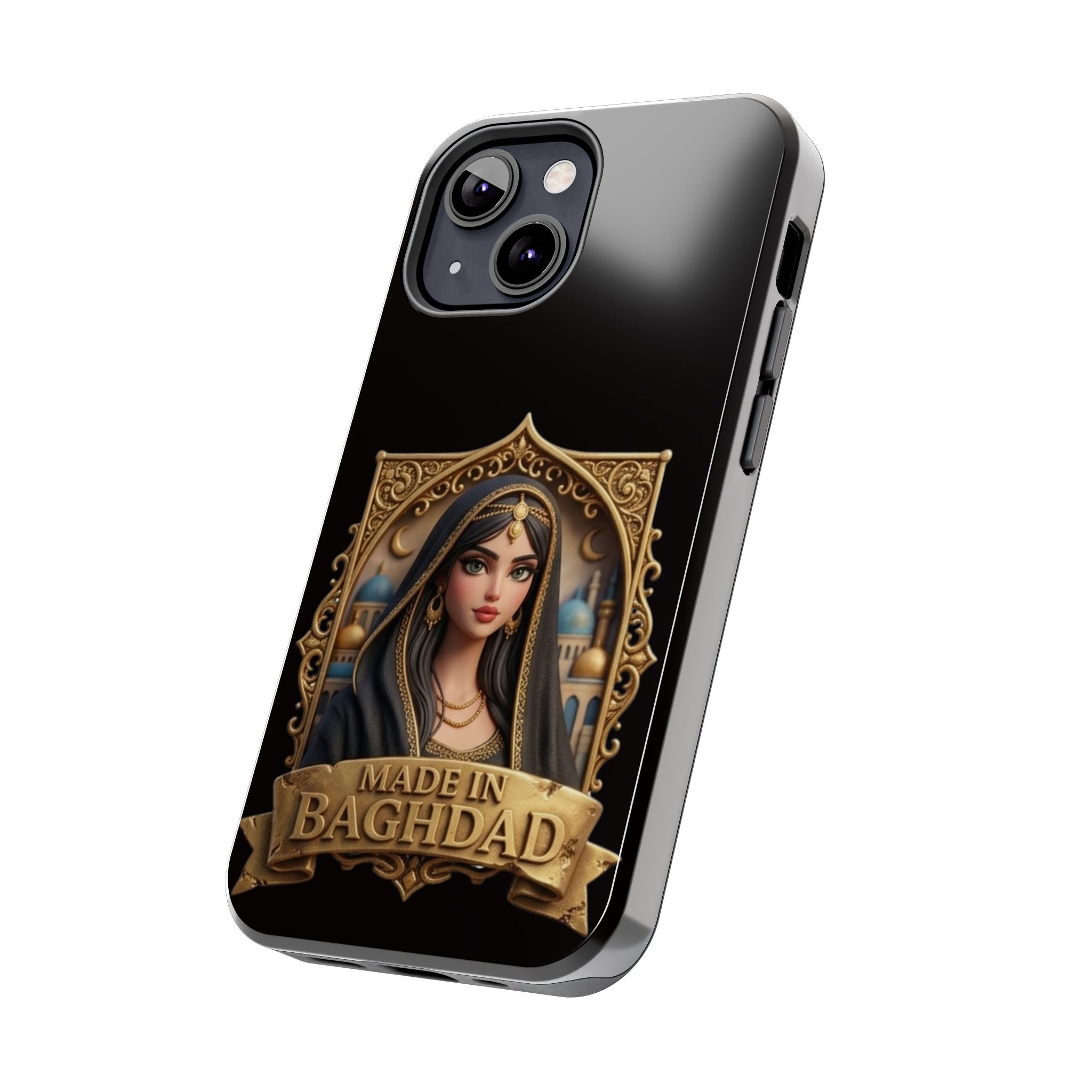 Made in Baghdad Phone Case — Elegant Middle Eastern Portrait Tough Protective Case