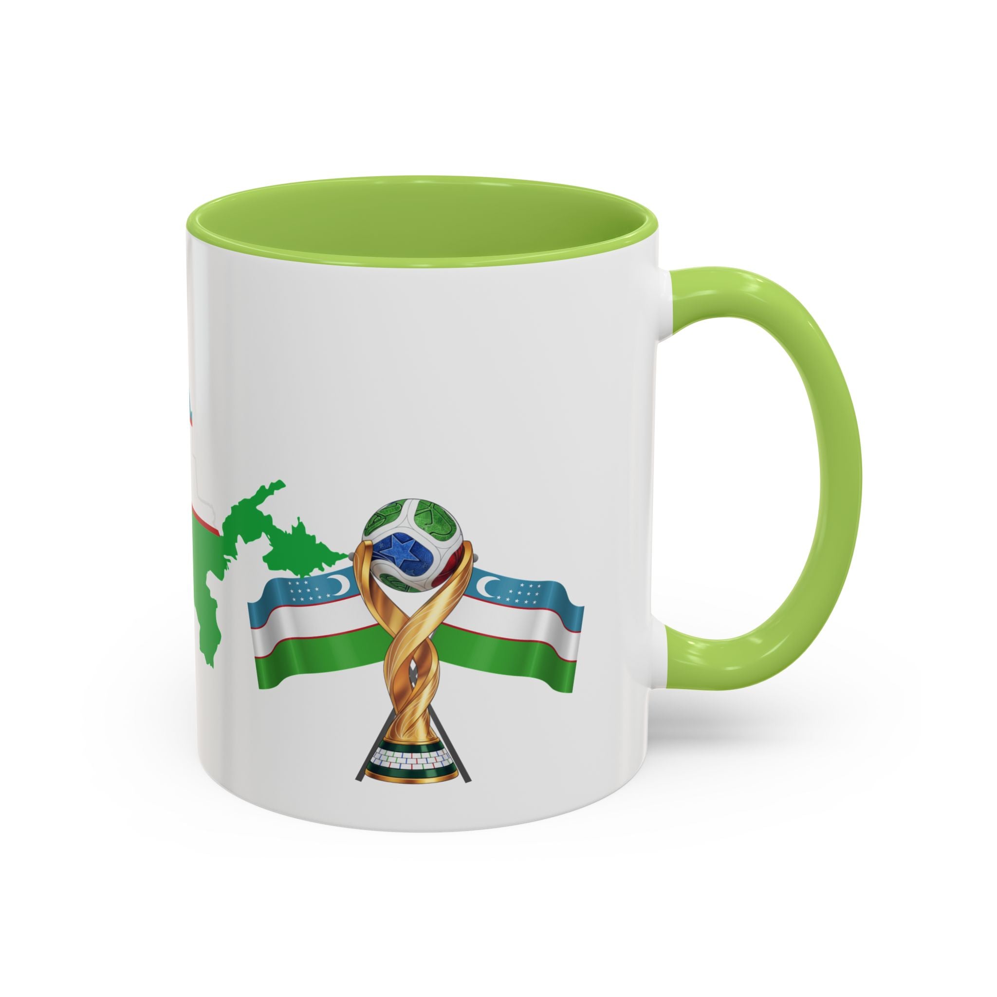 Uzbekistan Accent Coffee Mug (11, 15oz)