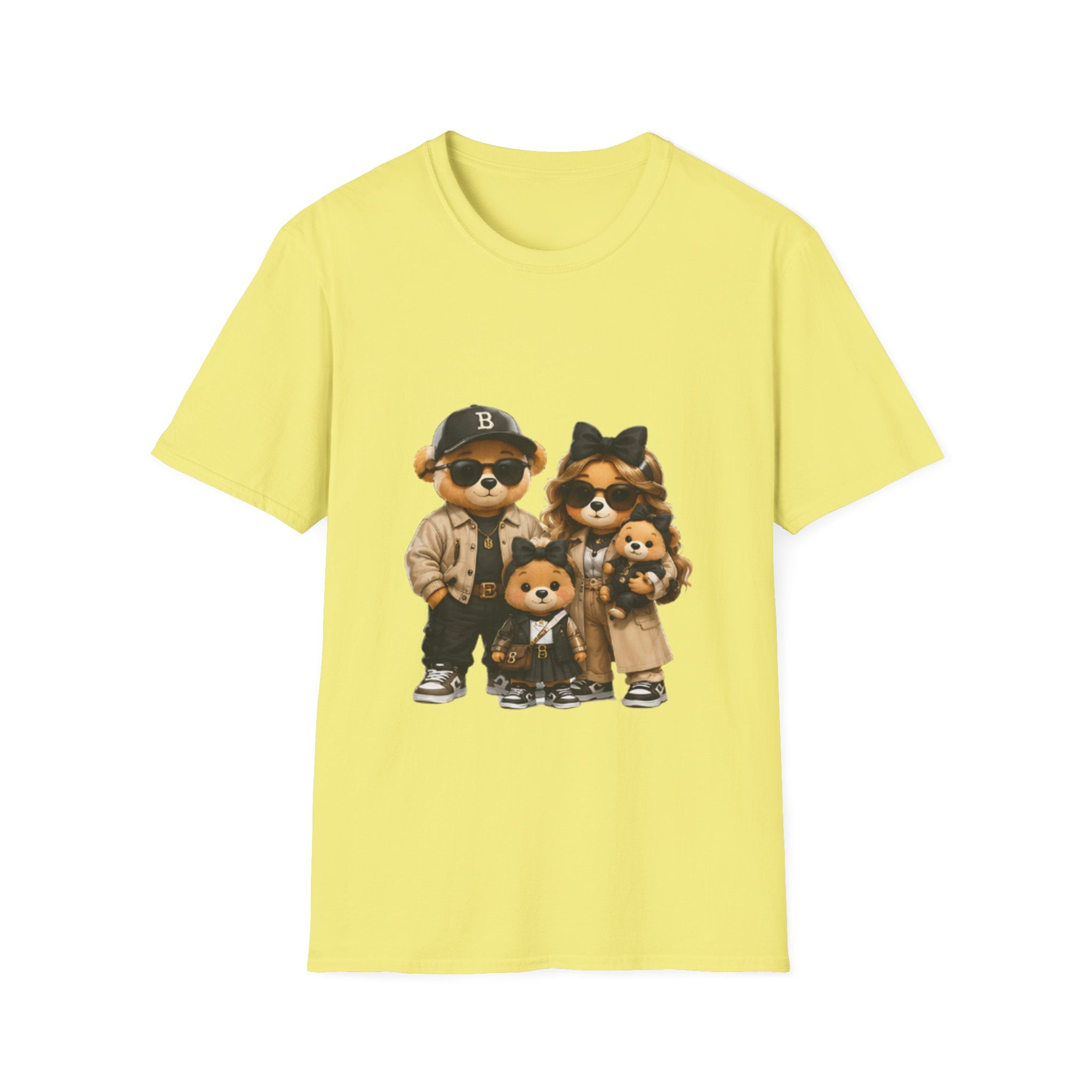 Bear Family Graphic unisex T-Shirt — Cute Matching Teddy Bear Outfit Design