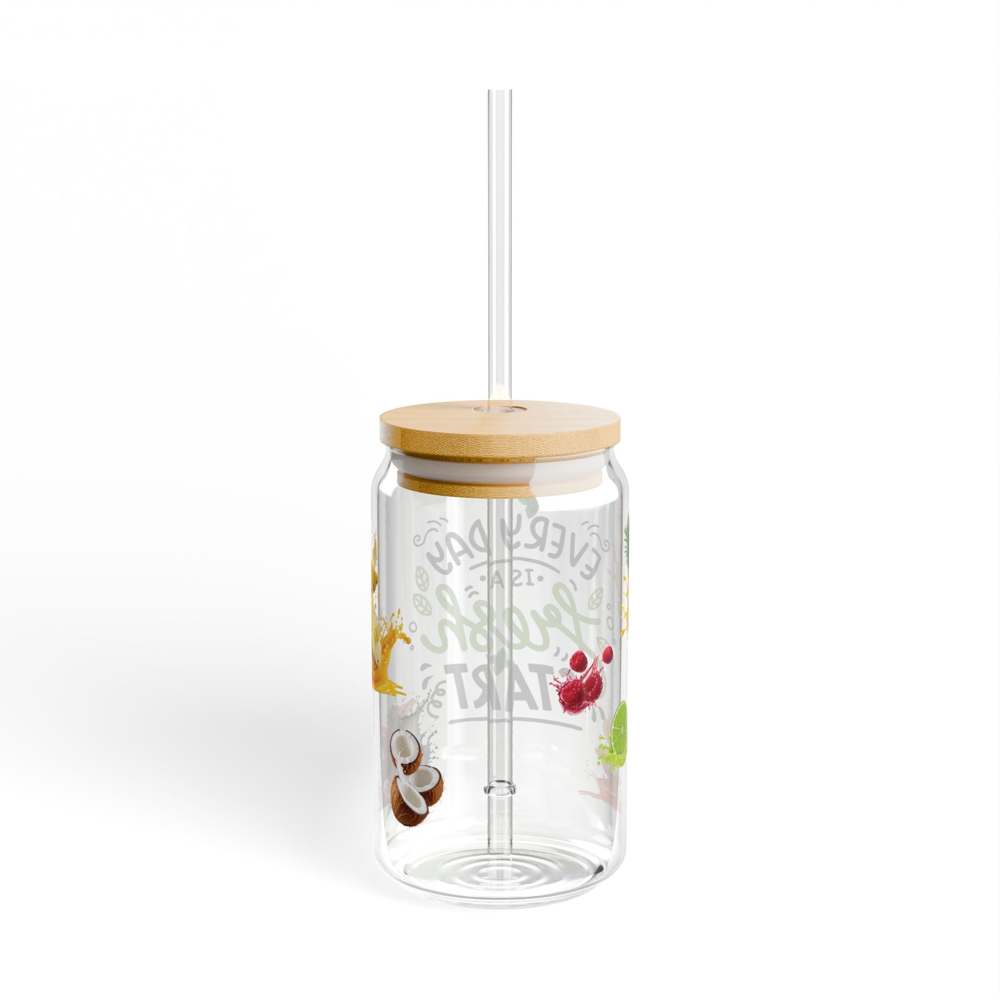 Every day is a fresh start Sipper Glass
