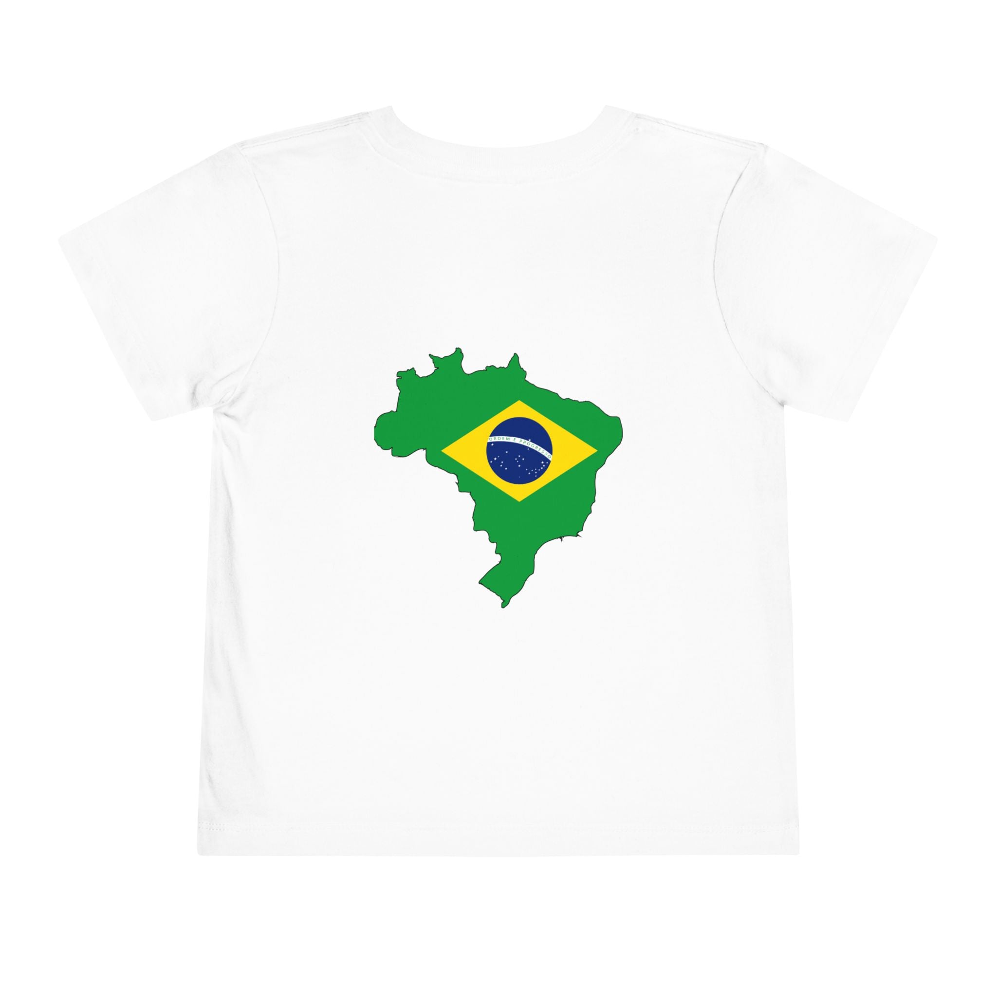 Brazil Map Toddler Tee – 'Brazil Rise 2026' Kids Soccer Fan Shirt