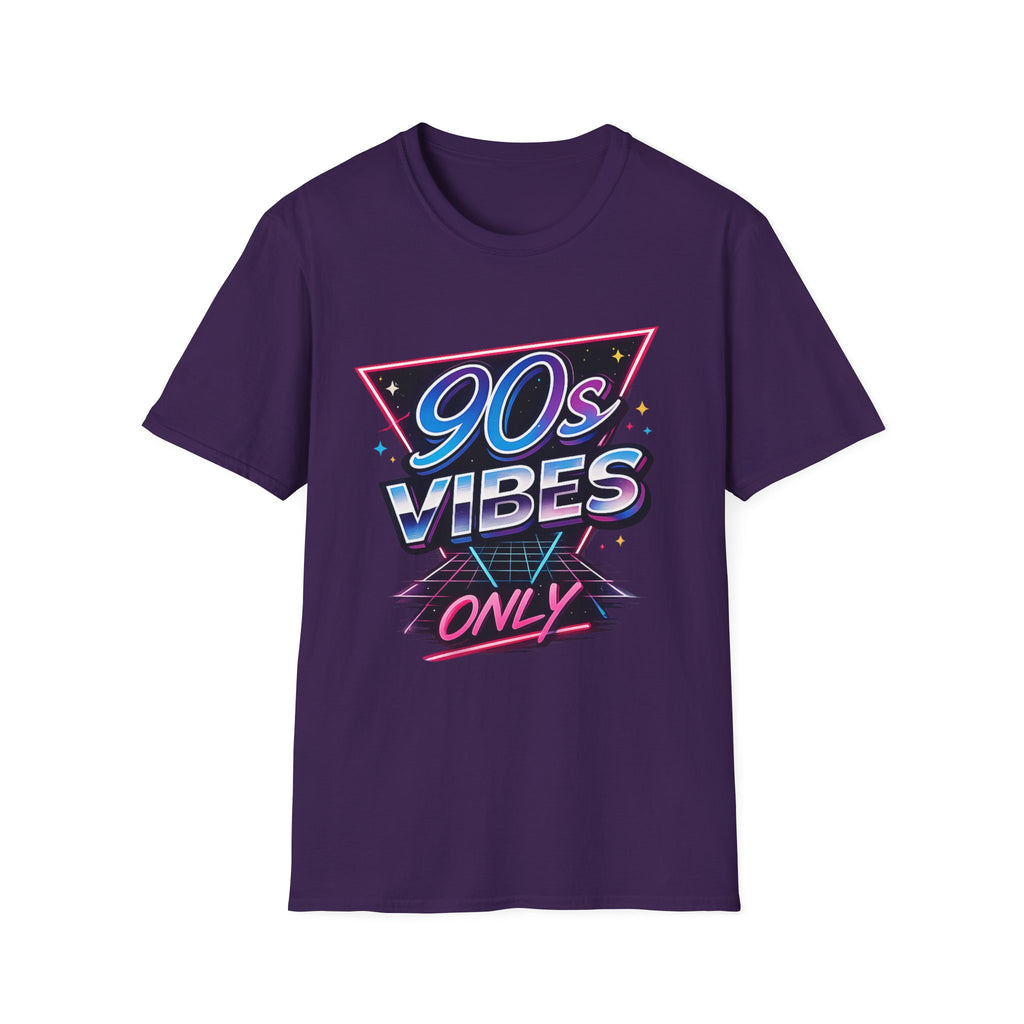 90s Vibes T-Shirt — Retro Neon Graphic Tee