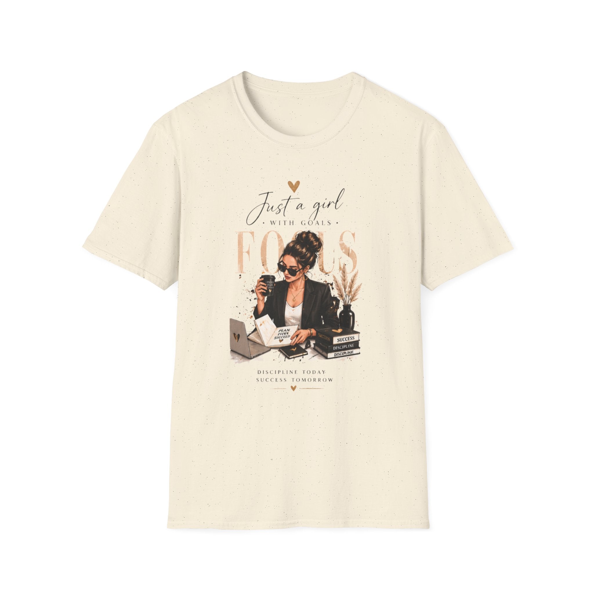 T-Shirt — “Just a Girl Who Loves Books” Literary Graphic Tee