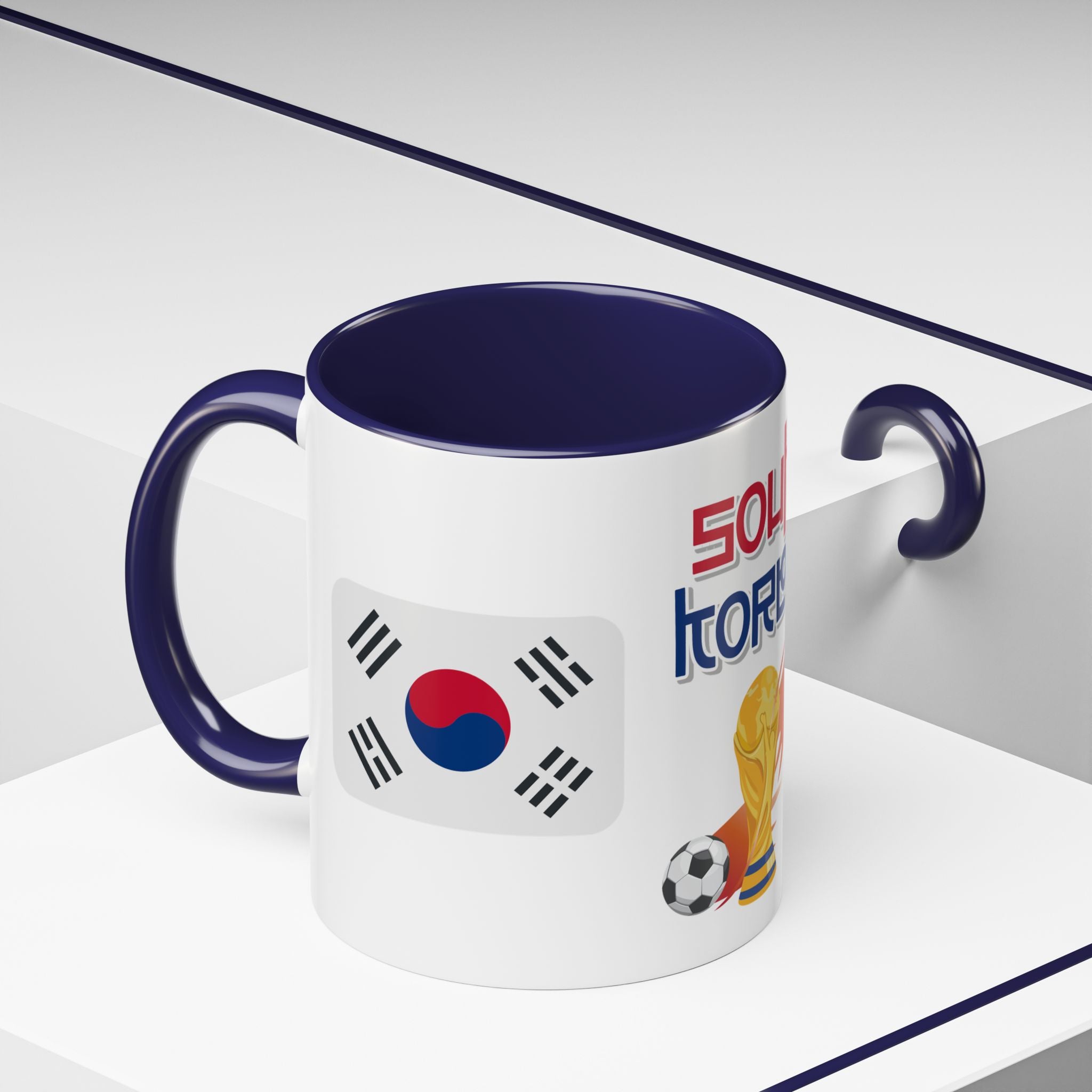 South Korea Accent Coffee Mug (11, 15oz)