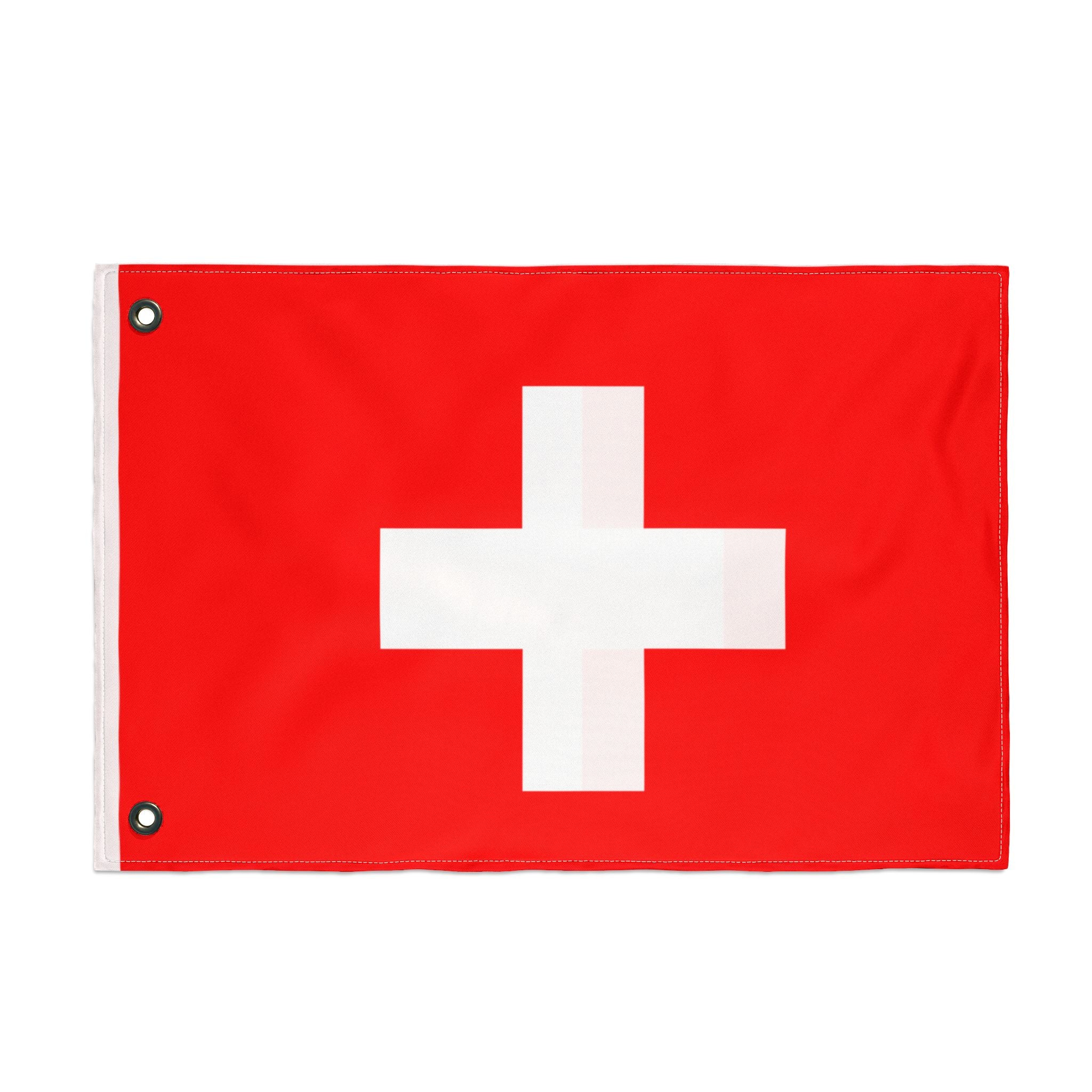 Switzerland Cross Flag — Double-Sided Outdoor Garden Flag