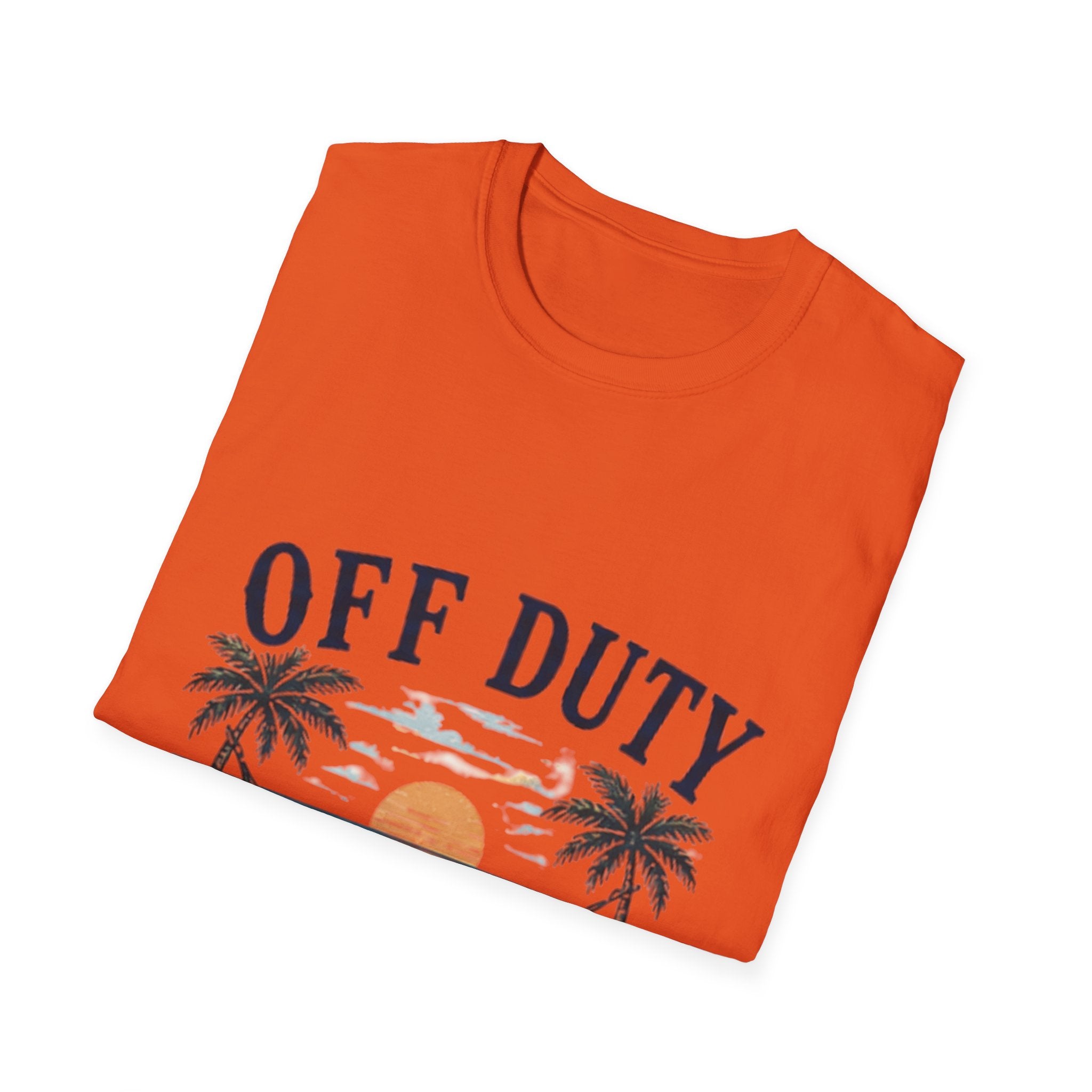 Off Duty Beach unisex T-Shirt — Hammock Sunset Vacation Tee