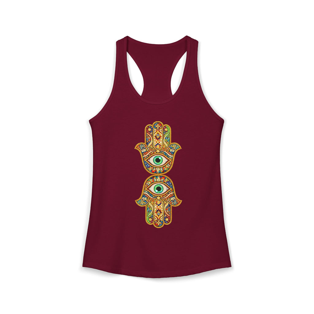 Women's Ideal Racerback Tank evil eye