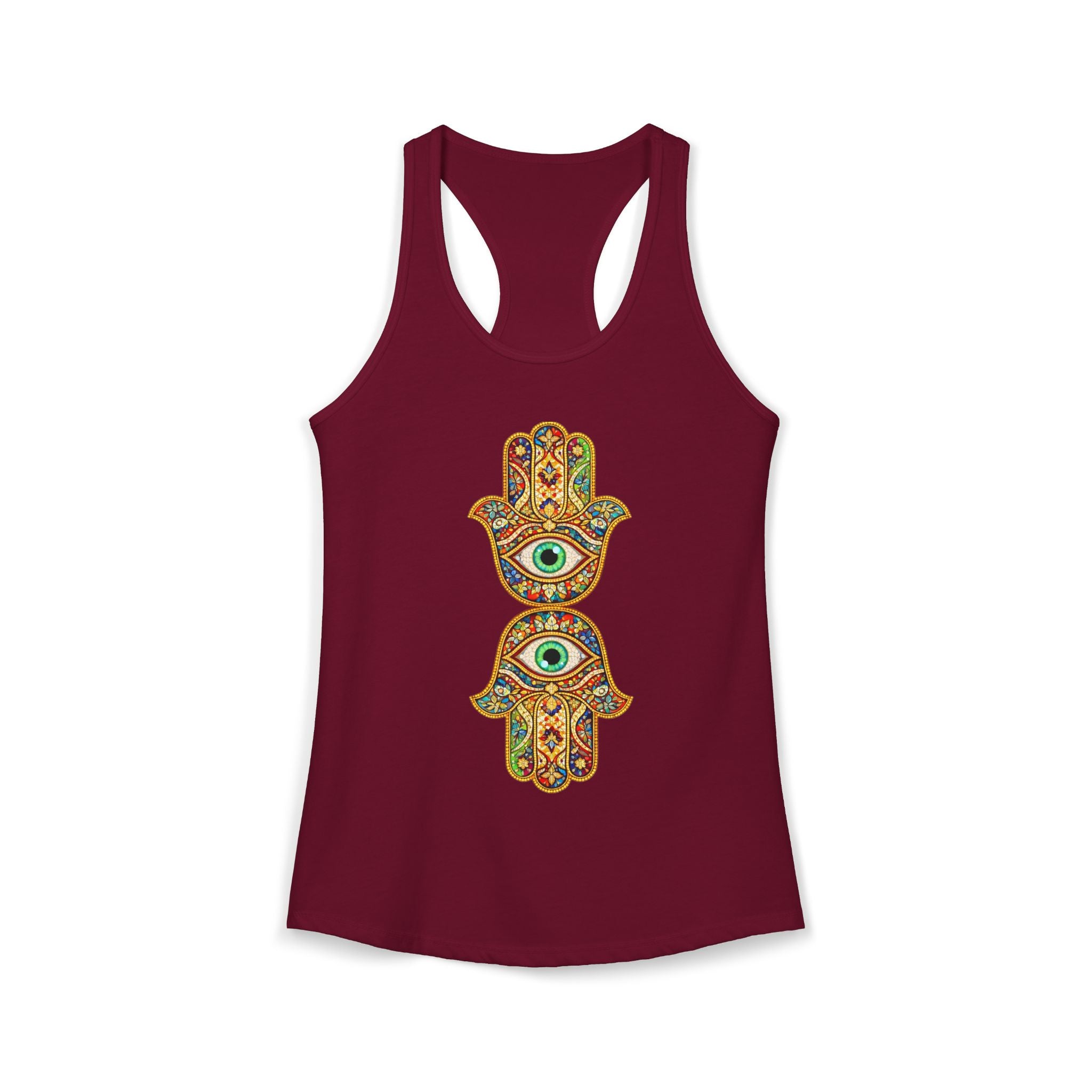 Women's Ideal Racerback Tank evil eye