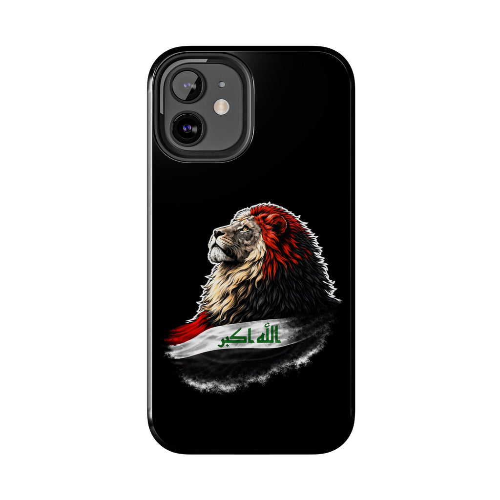 Iraq Lion Tough Phone Case — Protective iPhone Case with Iraqi Flag Design