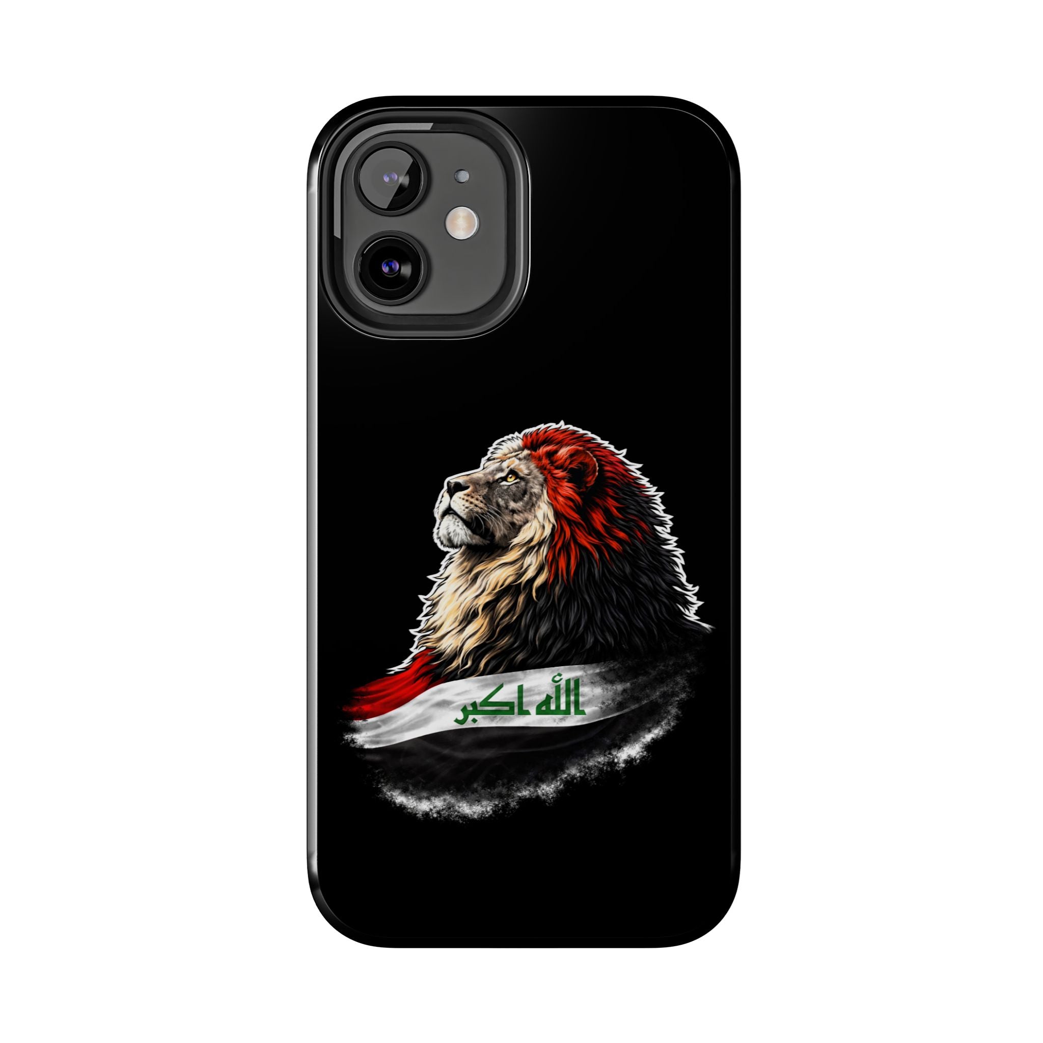Iraq Lion Tough Phone Case — Protective iPhone Case with Iraqi Flag Design
