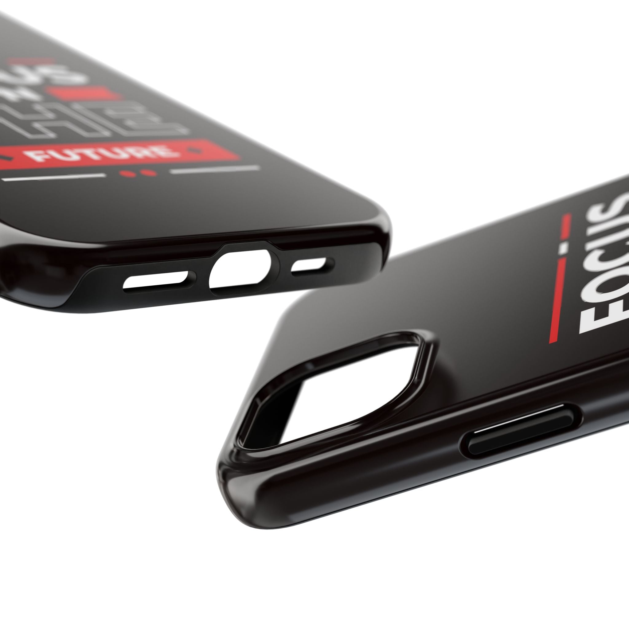 Focus on the Future Tough Phone Case — Motivational Protective Phone Cover