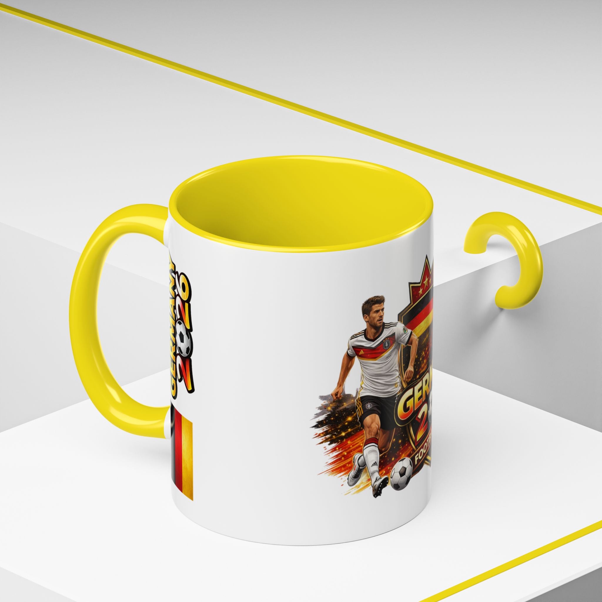 Germany 2026 Football Cup Coffee Mug – Soccer Fan Germany 2026 Accent Mug