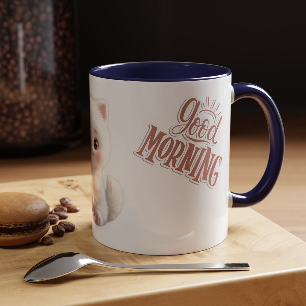Good Morning Cute Kitten Coffee Mug