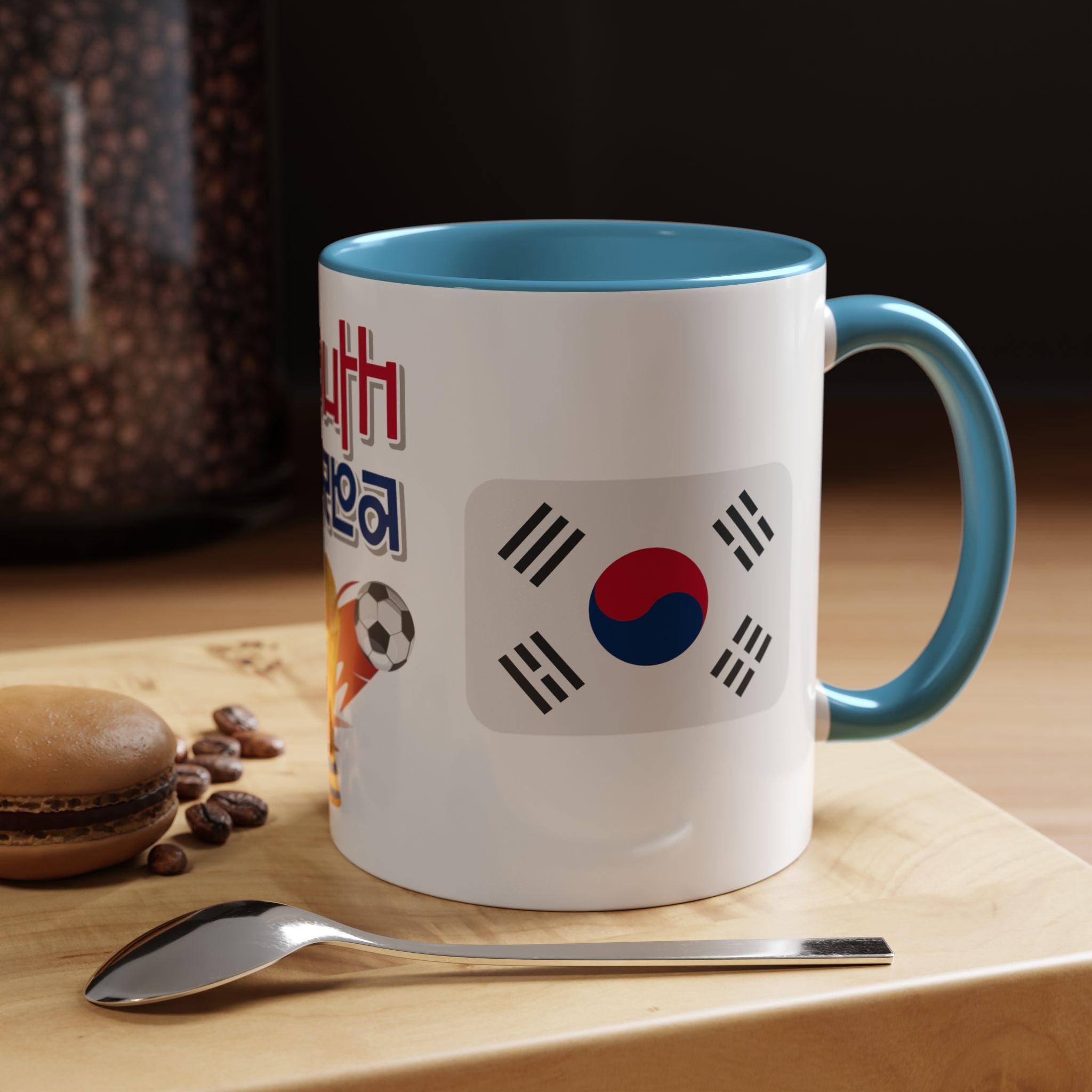 South Korea Accent Coffee Mug (11, 15oz)