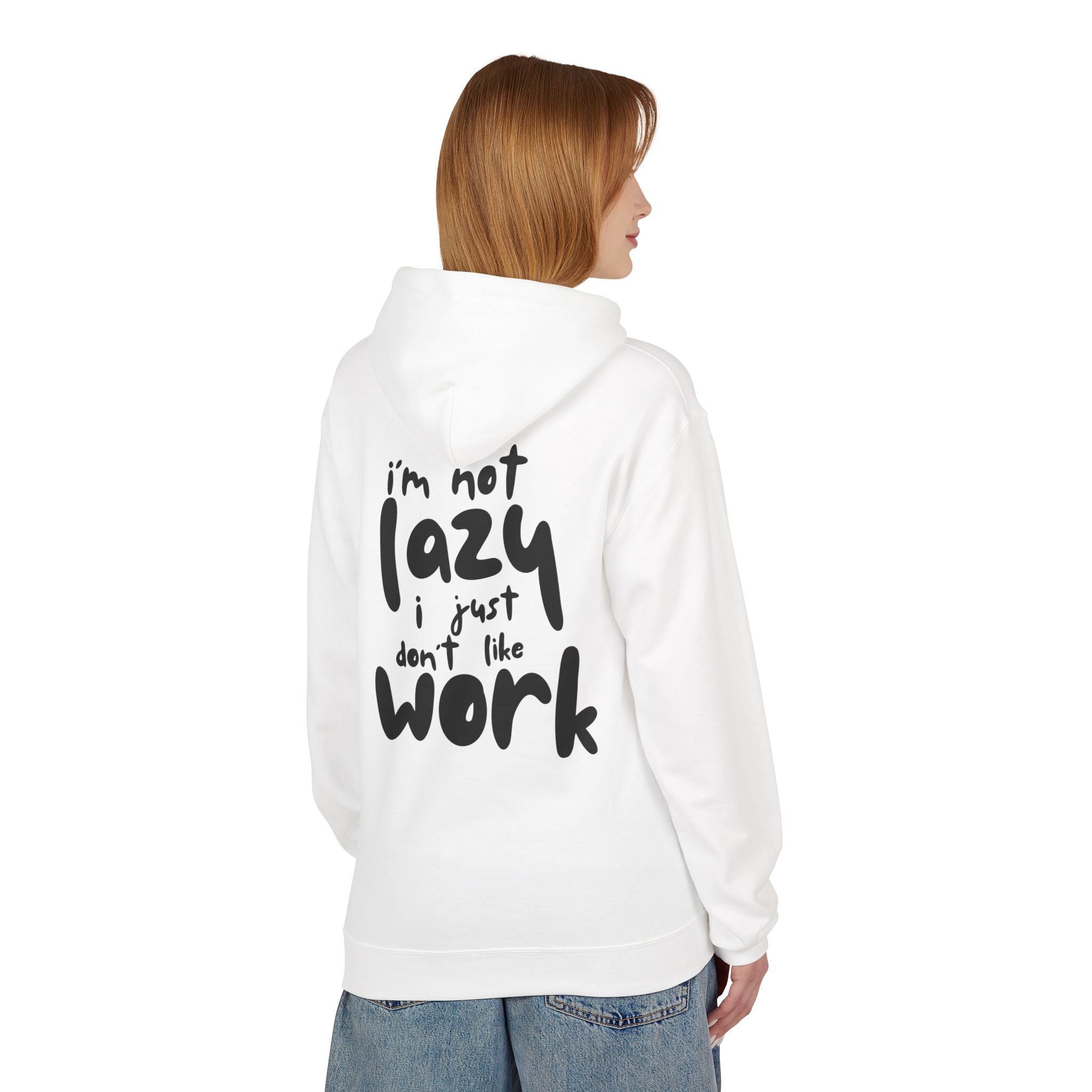 I do not like work Unisex Midweight Softstyle Fleece Hoodie
