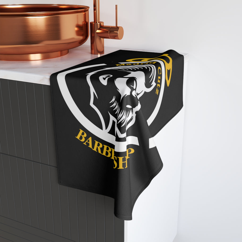 Barbershop Logo Hand Towel – Madrid Cutz Grooming Towel