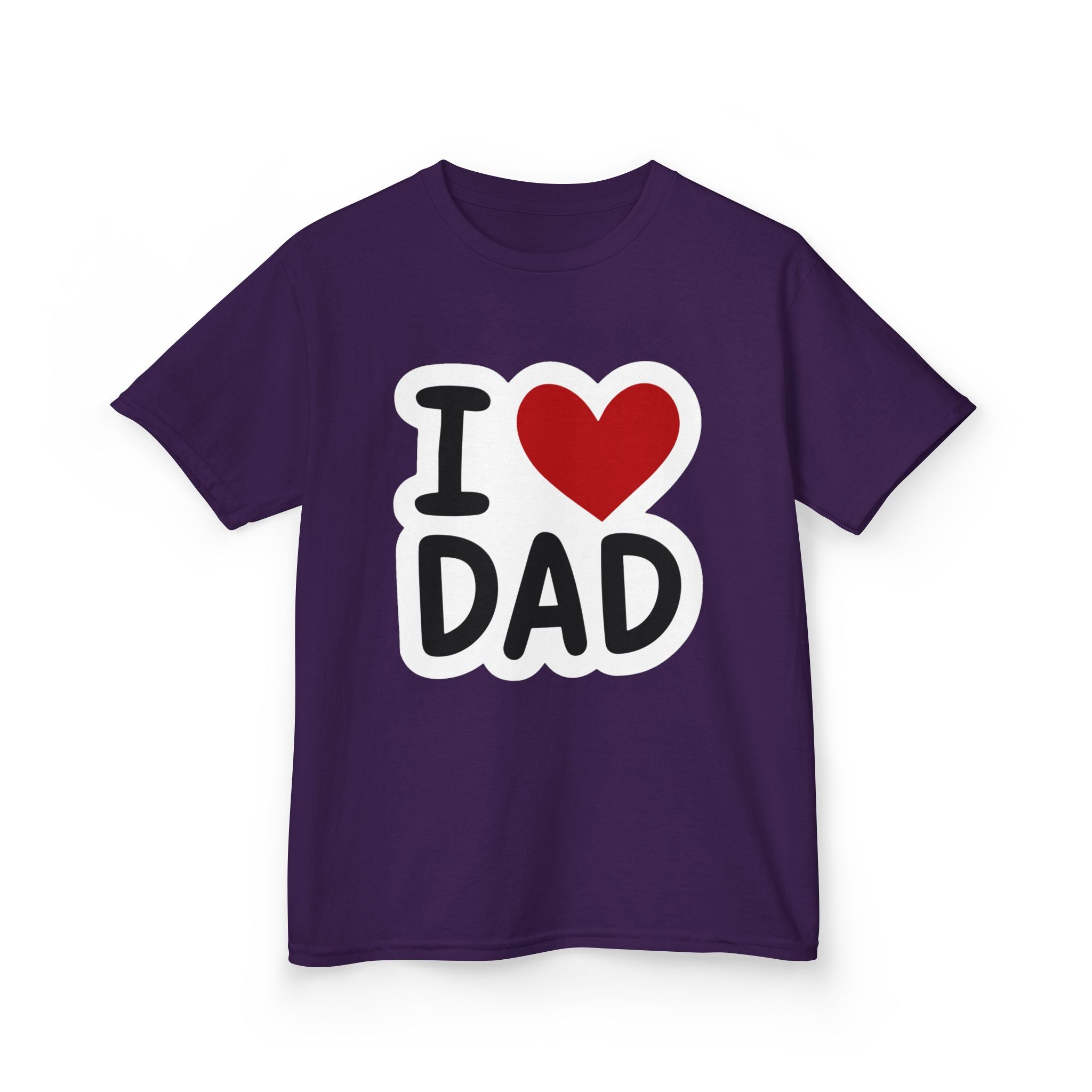 I Love Dad Kids T‑Shirt — Cute Father’s Day Tee for Kids