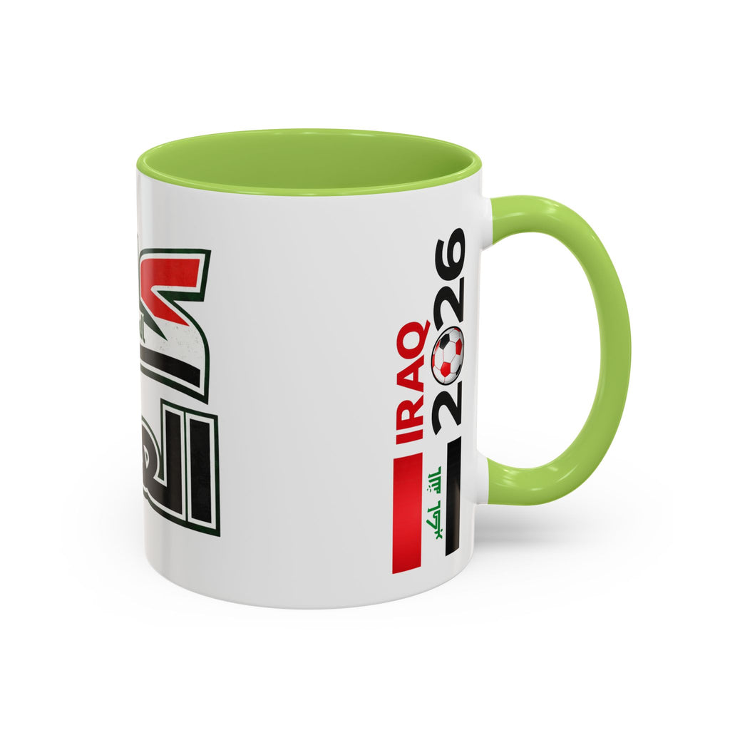 Iraq 2026 Accent Coffee Mug — Arabic Pride Flag Design