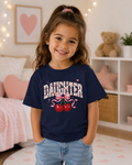 Youth Tee — Daughter Cherry Coquette Graphic Shirt