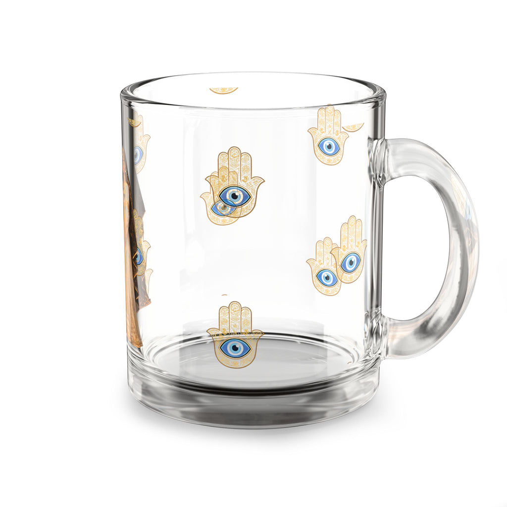 Mystical Hamsa Sisters Prayer Glass Coffee Mug