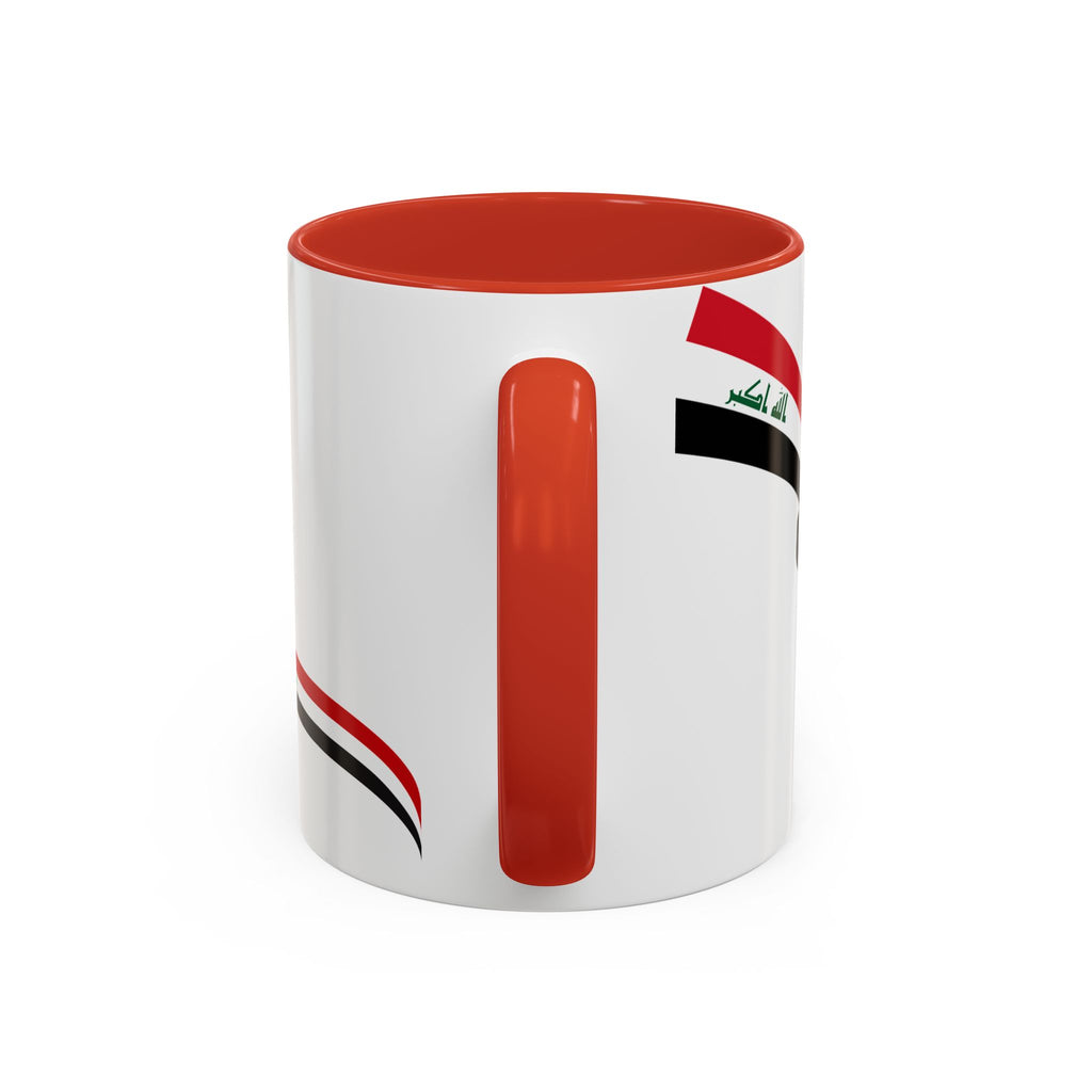 Iraq 2026 Football Cup Accent Coffee Mug – National Team Soccer Fan Gift
