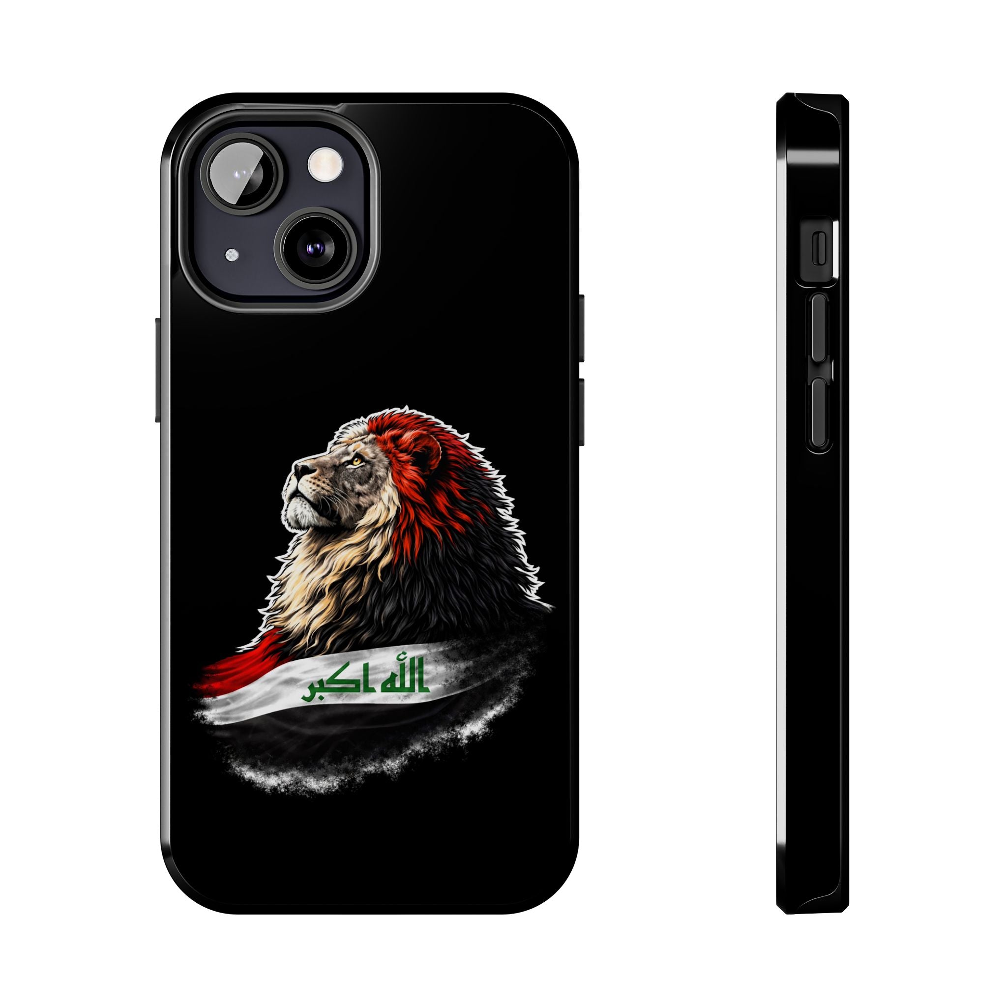 Iraq Lion Tough Phone Case — Protective iPhone Case with Iraqi Flag Design
