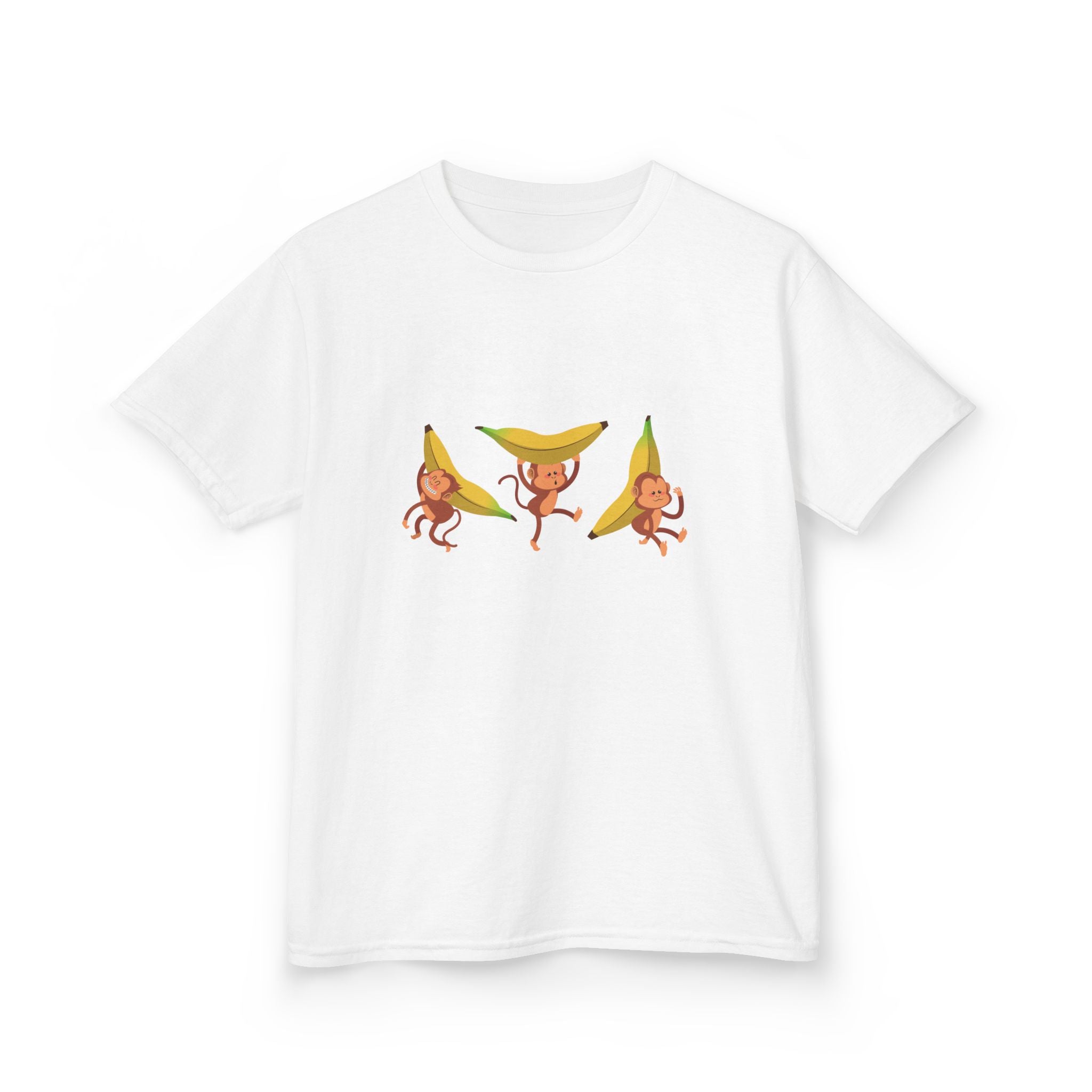 Kids T-Shirt — Dancing Banana Slice Cartoon Tee