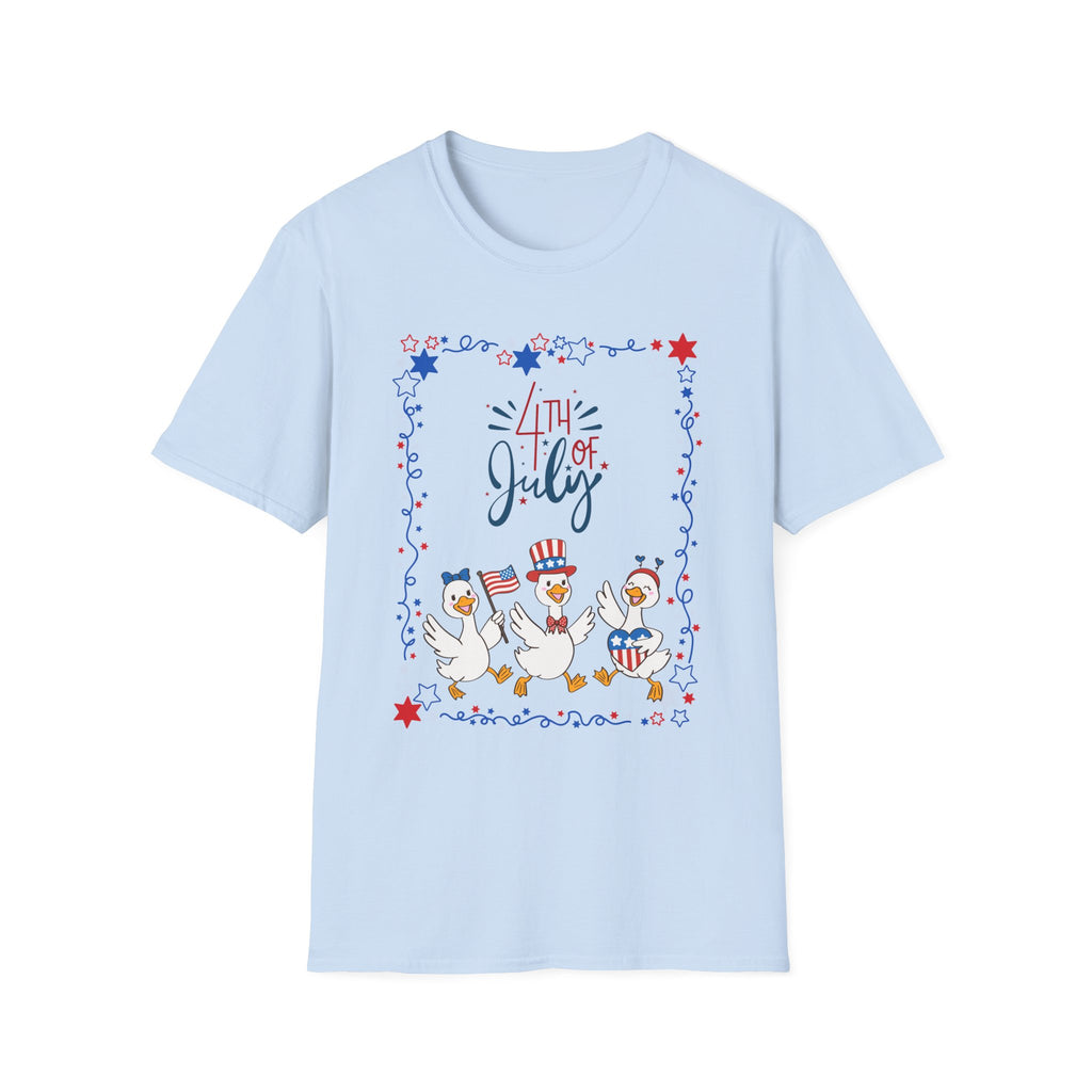 4th of July Ducks T-Shirt — Patriotic Independence Day Tee