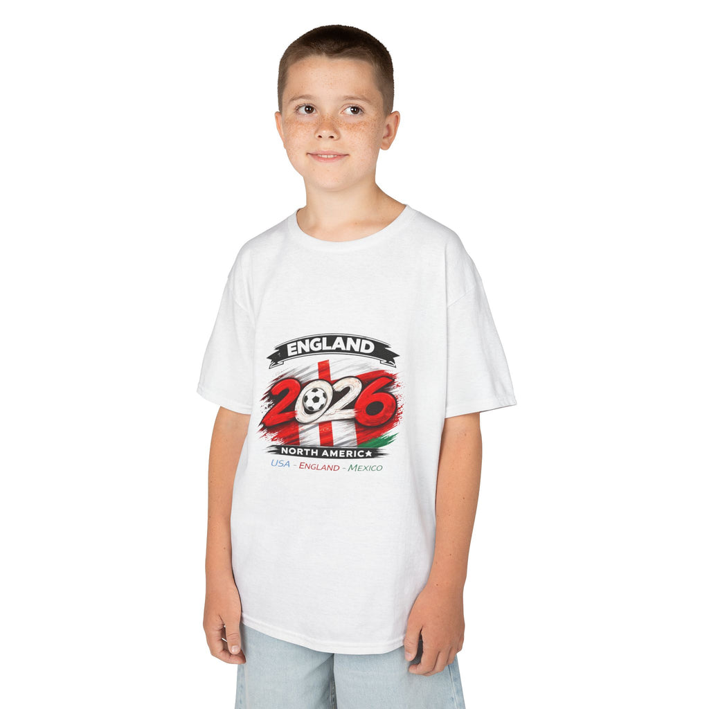 England 2026 Kids T‑Shirt — Football Cup Supporter Tee